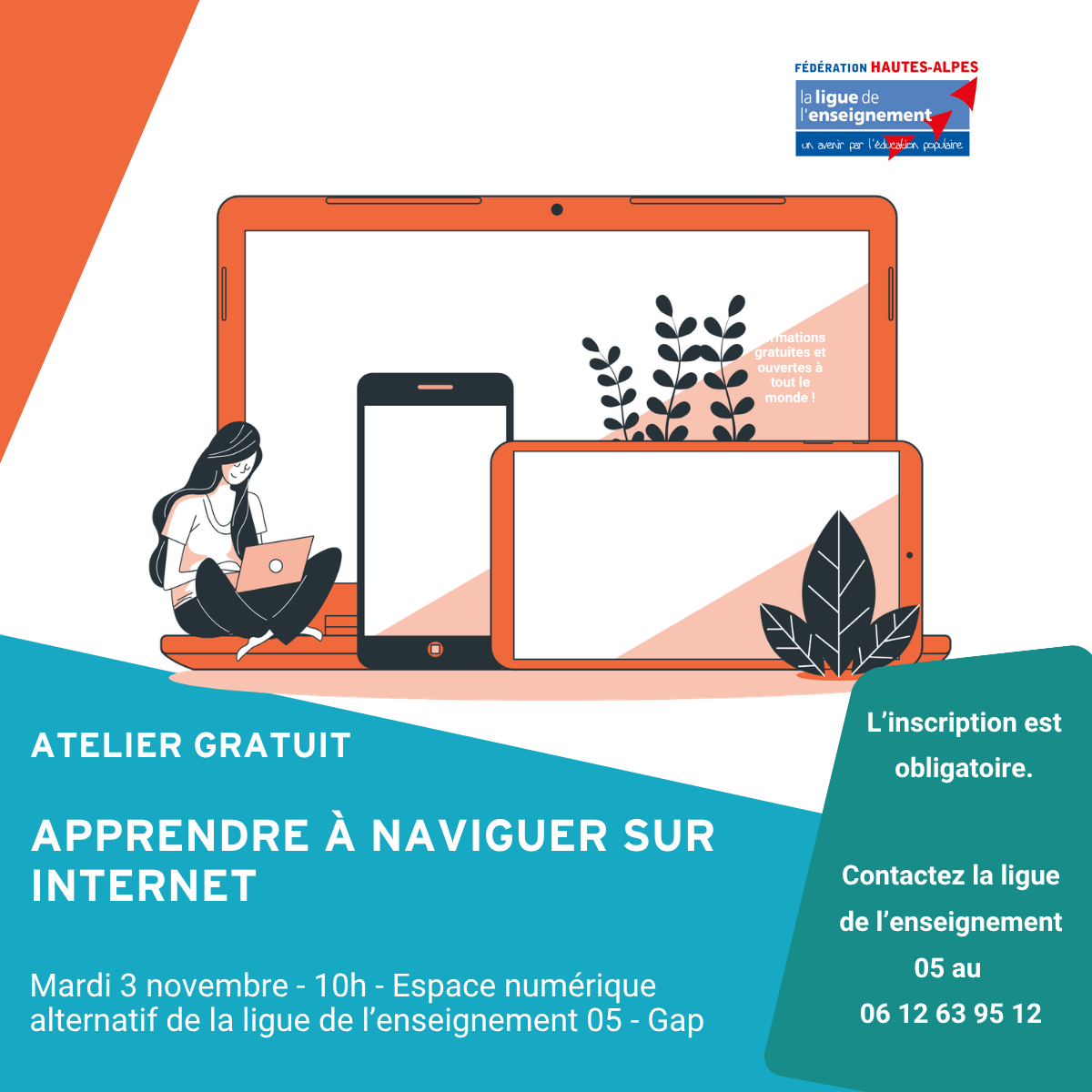 Atelier num�rique : Apprendre � naviguer sur internet