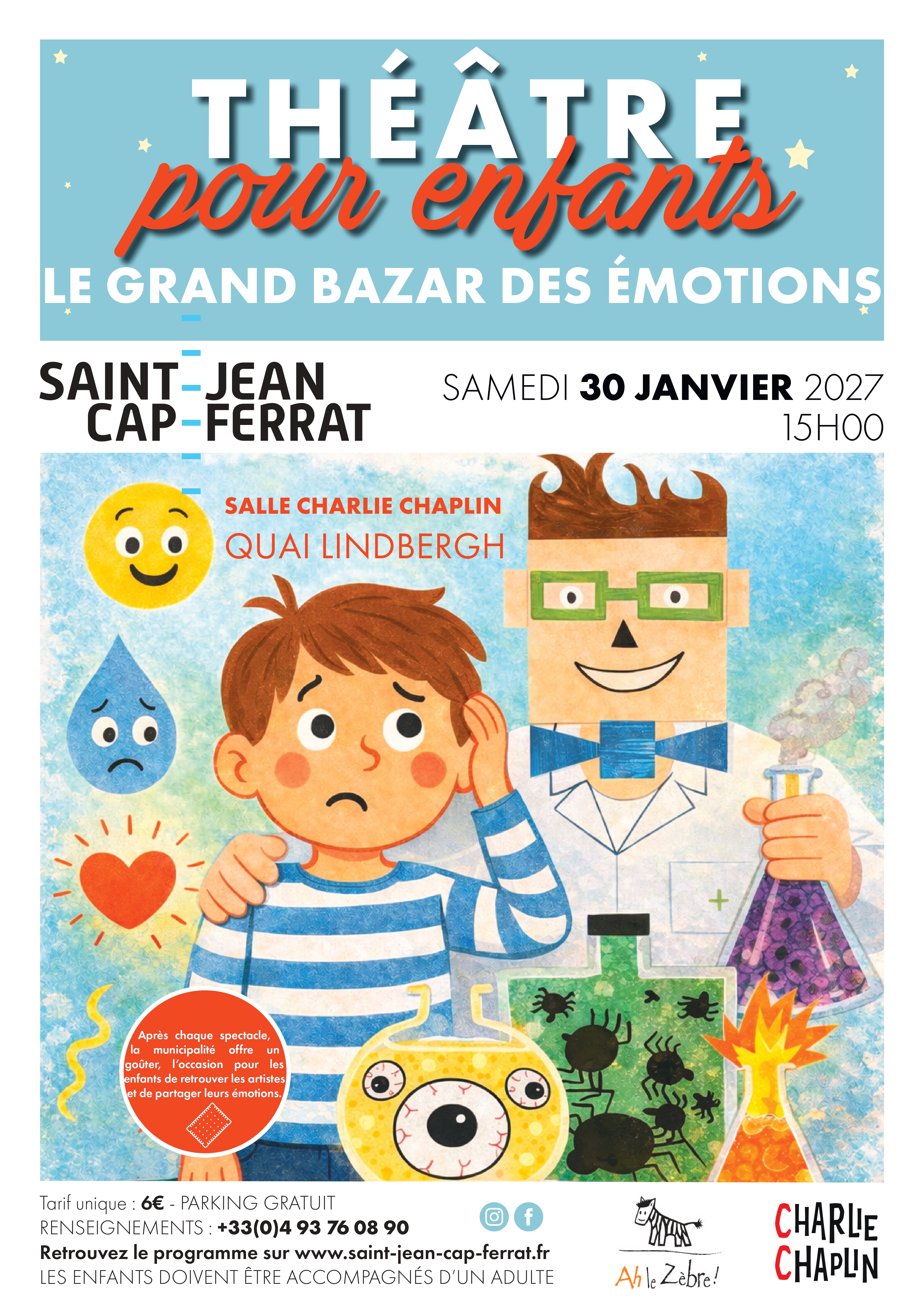 Th��tre pour enfants �Le grand bazar des �motions ou quand le c�ur fait Boum, Beurk ou Youpi !