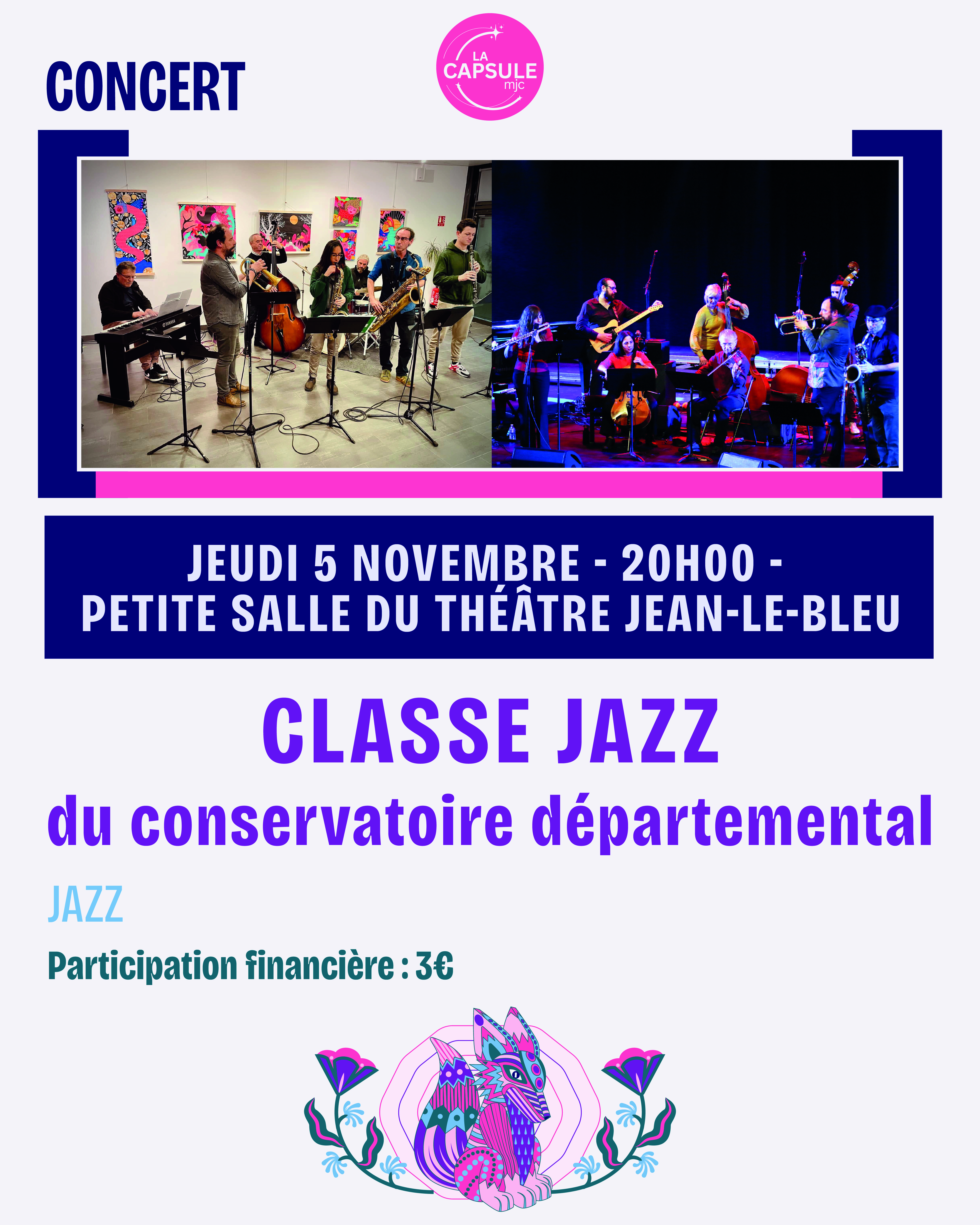 Classe Jazz du conservatoire d�partemental