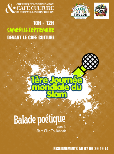 1�re Journ�e du Slam au Caf� Culture