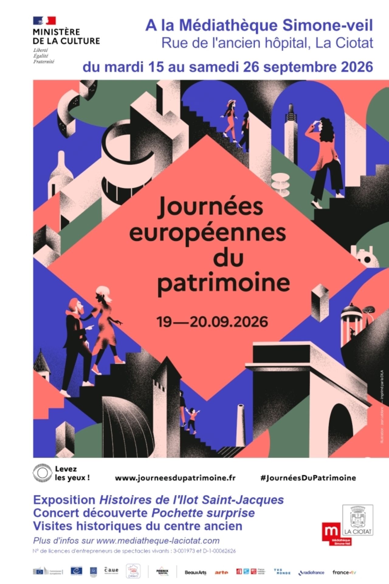 Journ�es Europ�ennes du Patrimoine � la M�diath�que Municipale Simone Veil