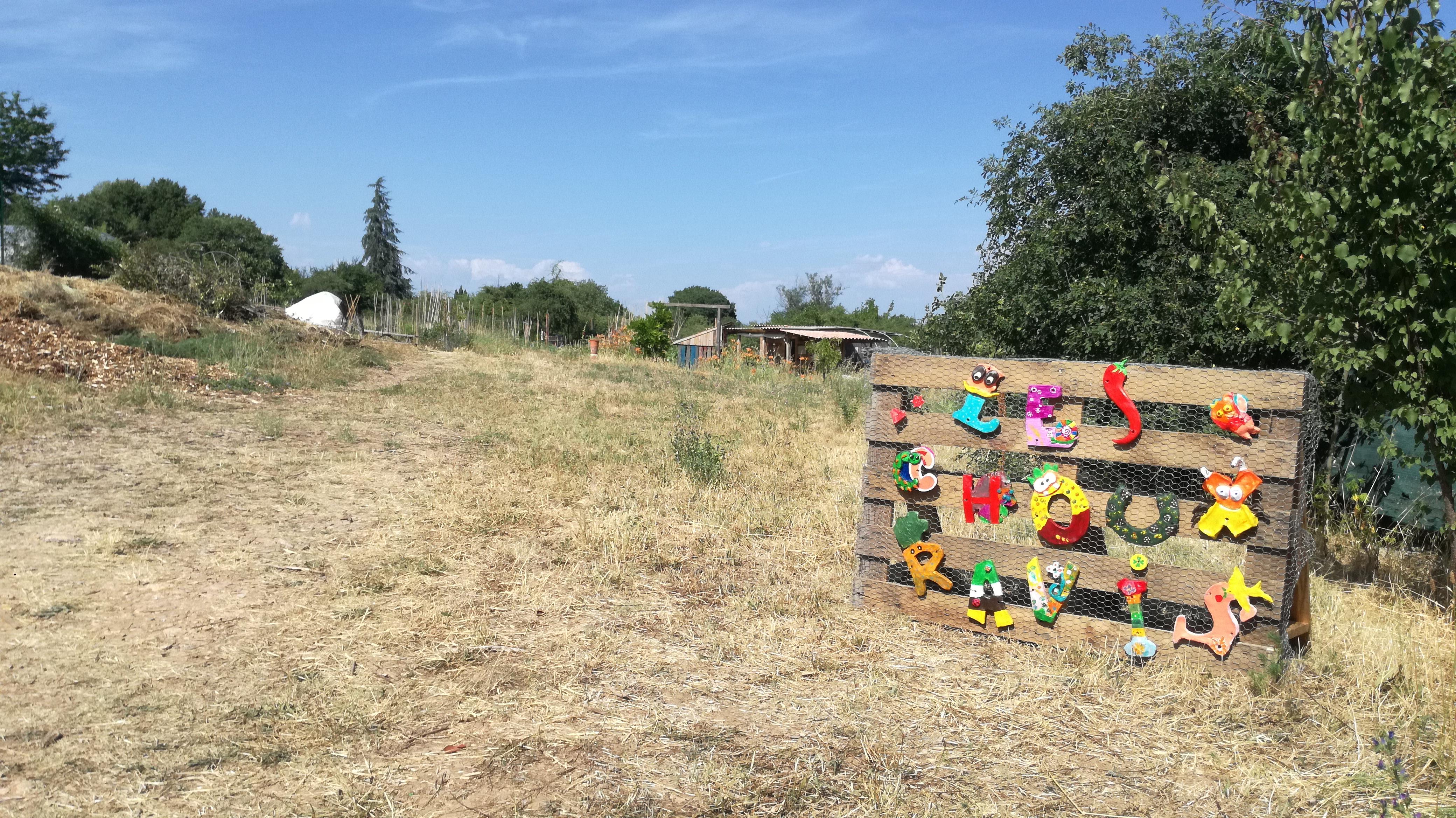 Visite d�couverte du jardin partag� Les Choux Ravis