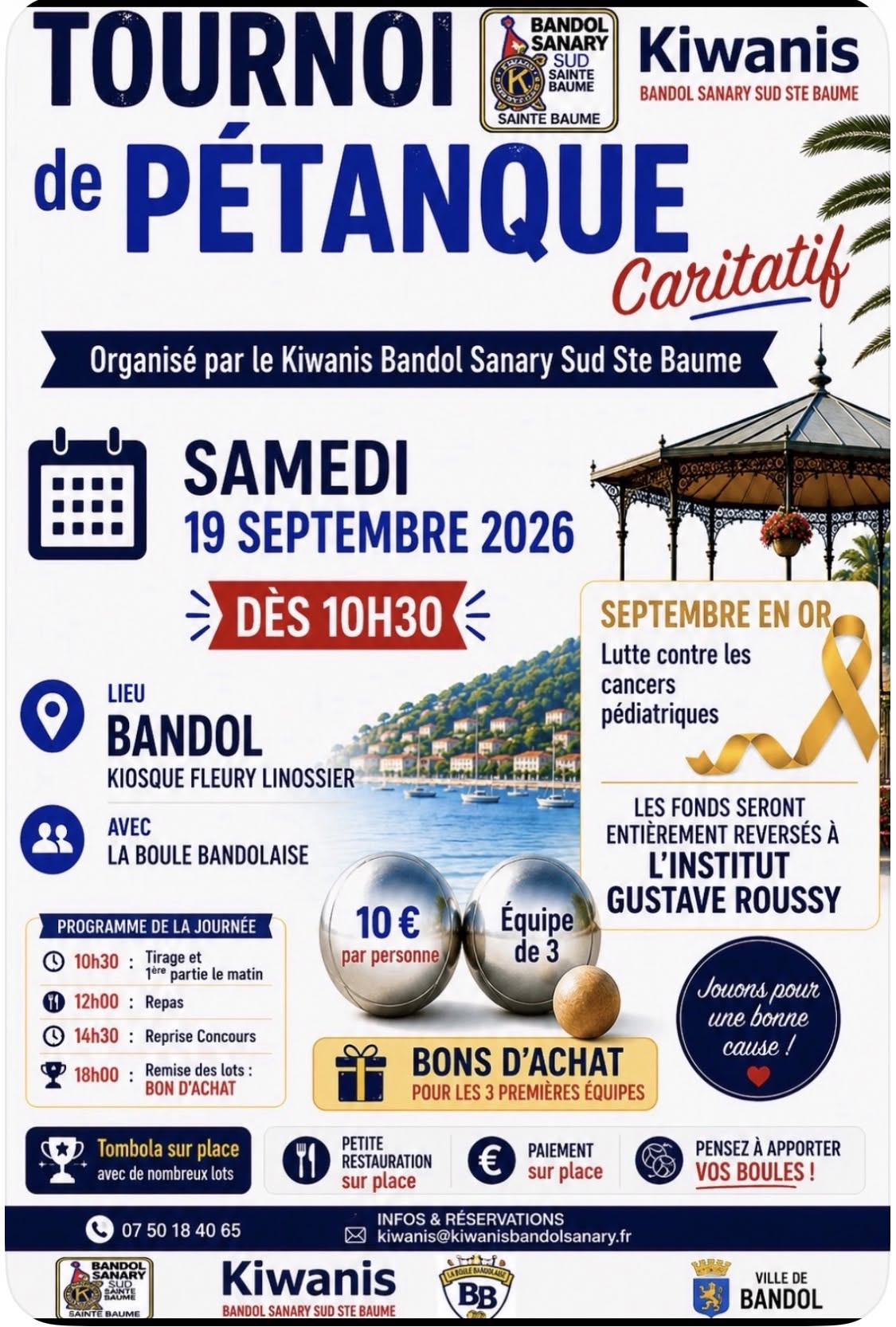 Tournoi de p�tanque