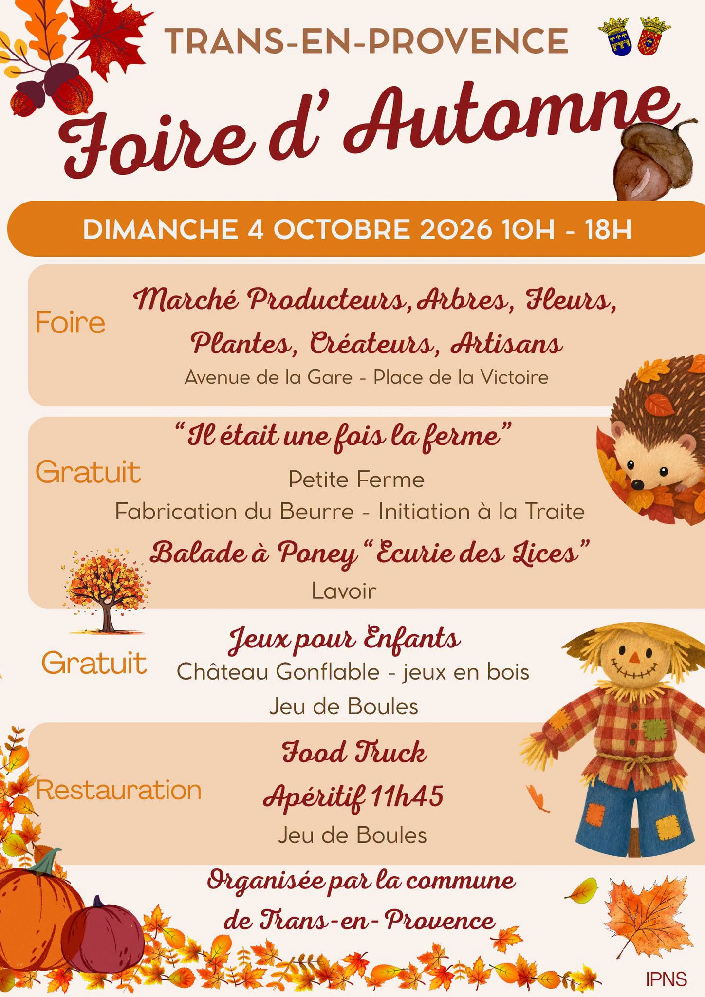 Foire d'automne et vide grenier