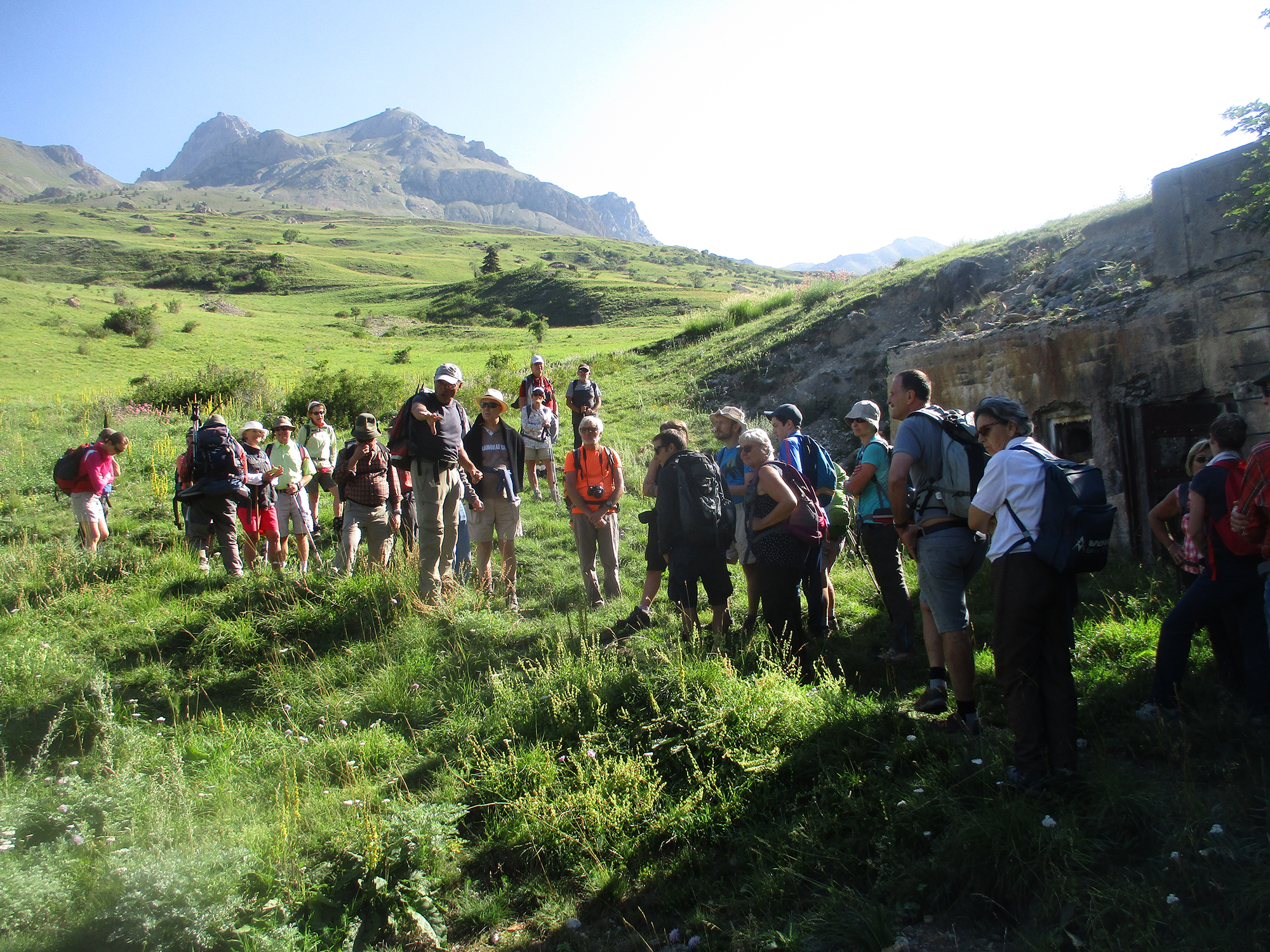 Visite du sentier m�moire SES du lieutenant Costa de Beauregard - Journ�es europ�ennes du patrimoine