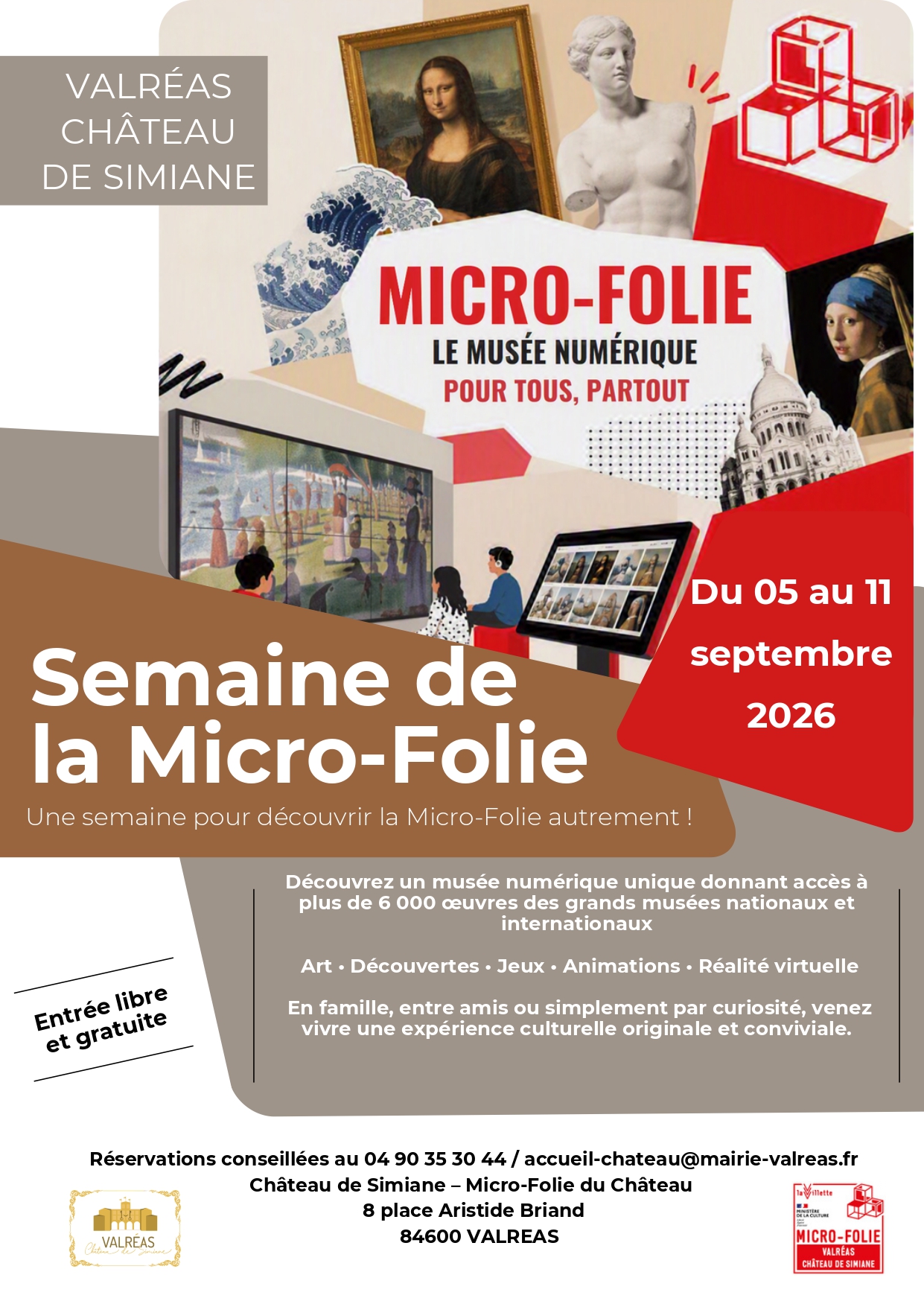 La 1�re semaine de la Micro Folie du Ch�teau de Simiane