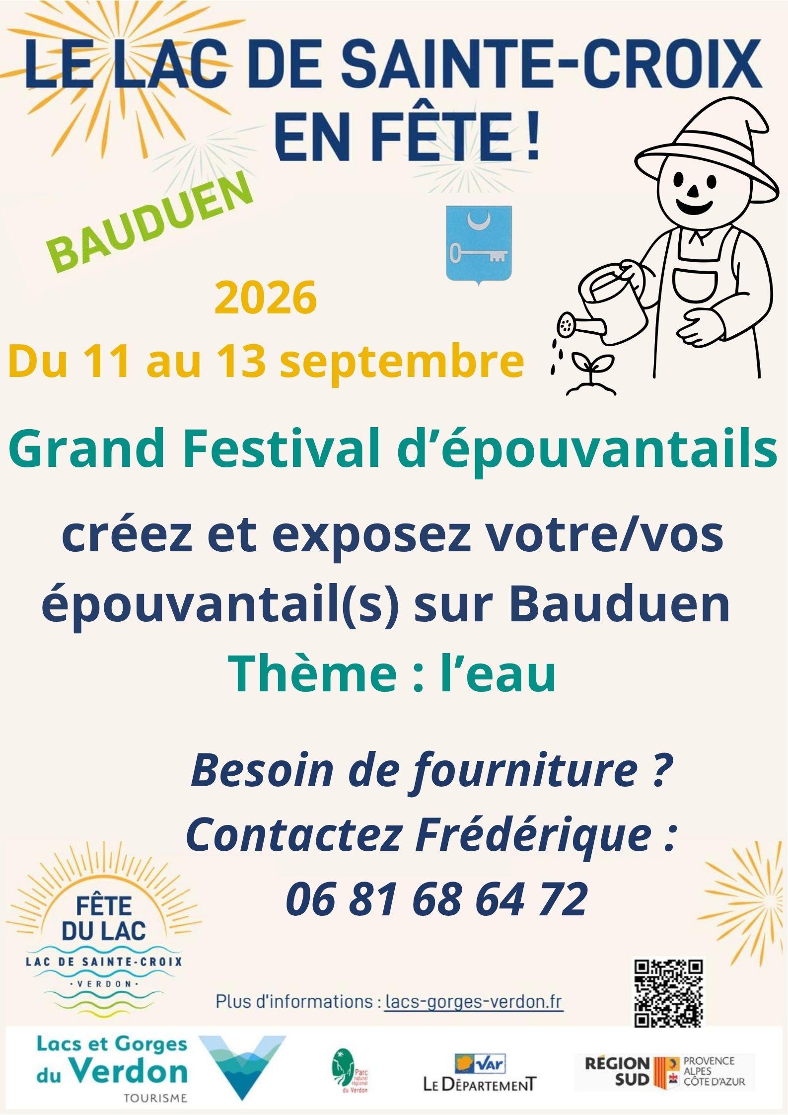 F�te du lac de Sainte Croix - Festival d'�pouvantail � Bauduen