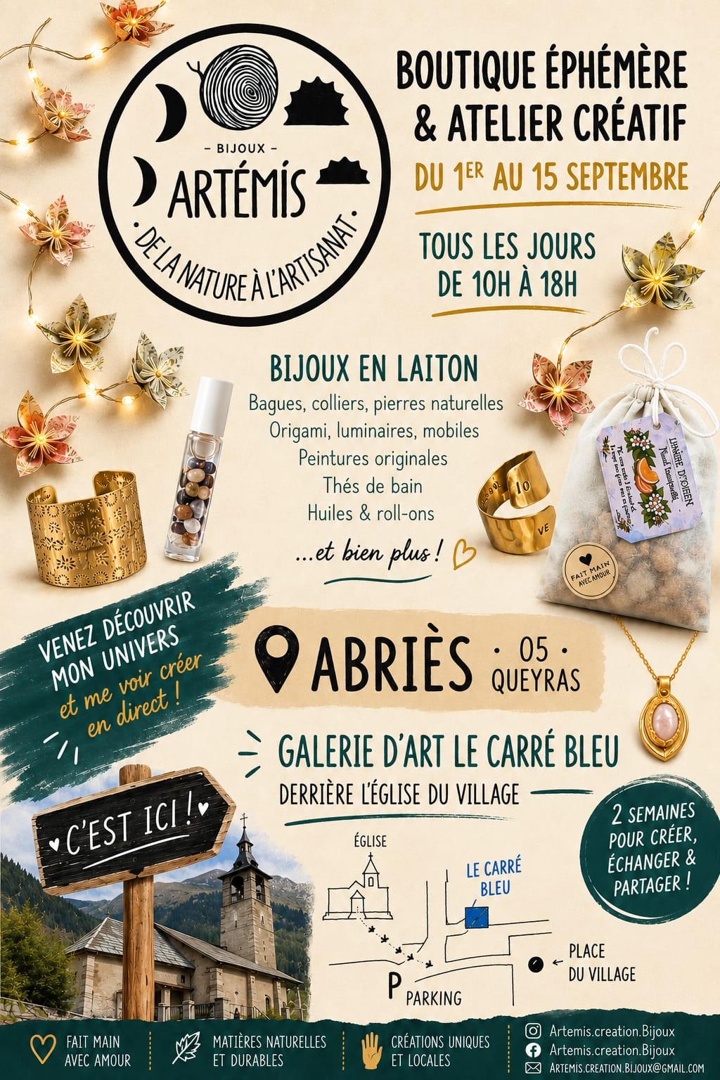 Bijoux Artemis - Boutique �ph�m�re et atelier cr�atif