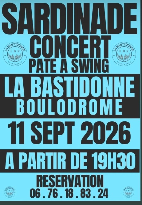 Sardinade et concert � La Bastidonne