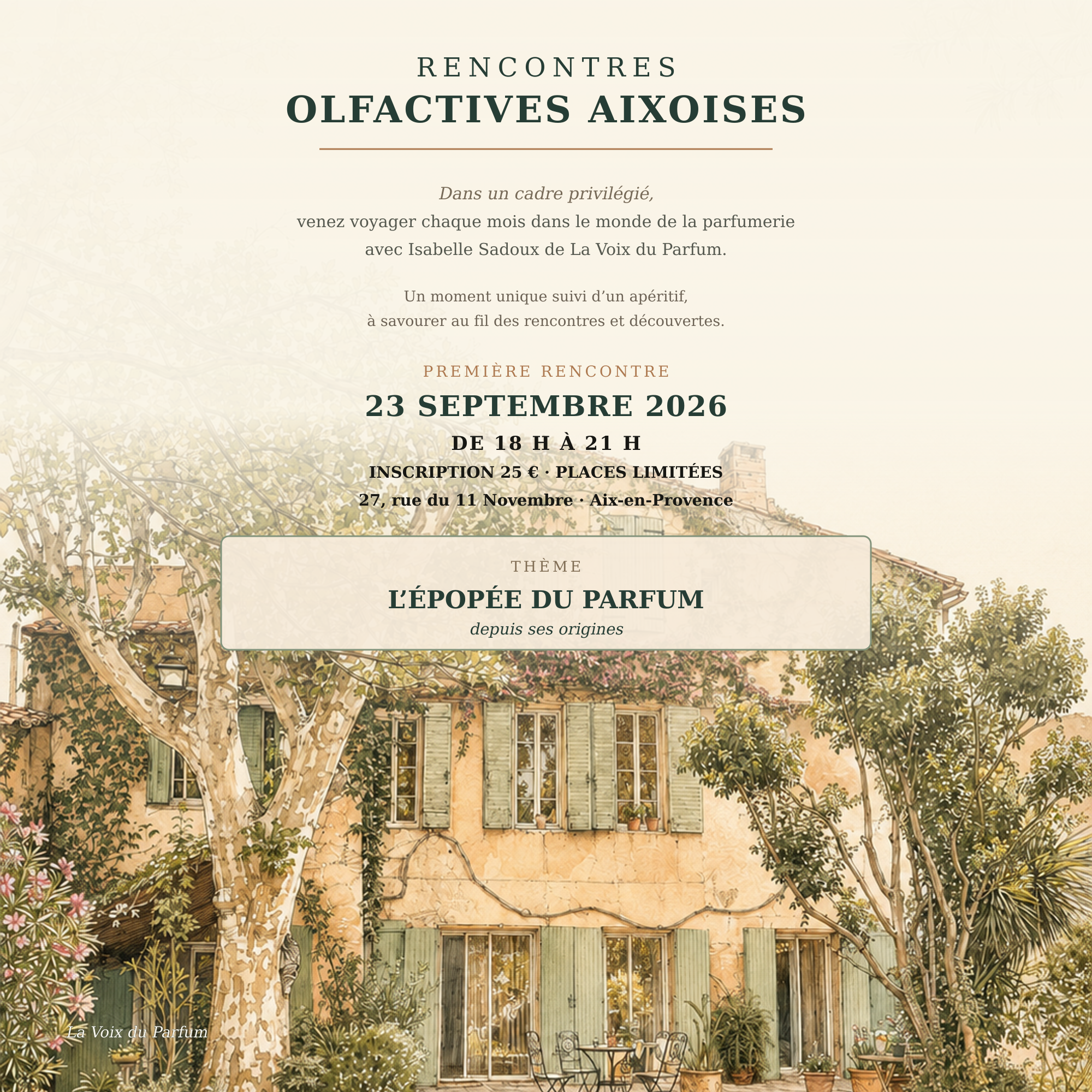 Conf�rence - Parfum et ap�ritif