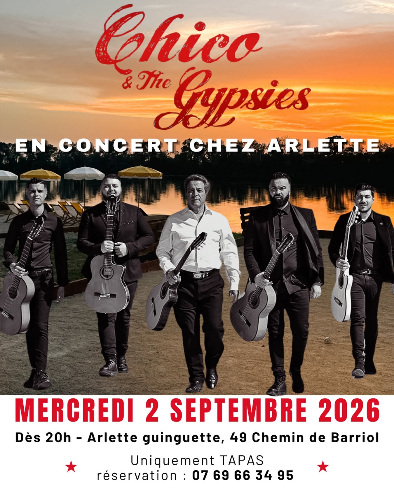 Chico & the Gypsies en CONCERT chez Arlette