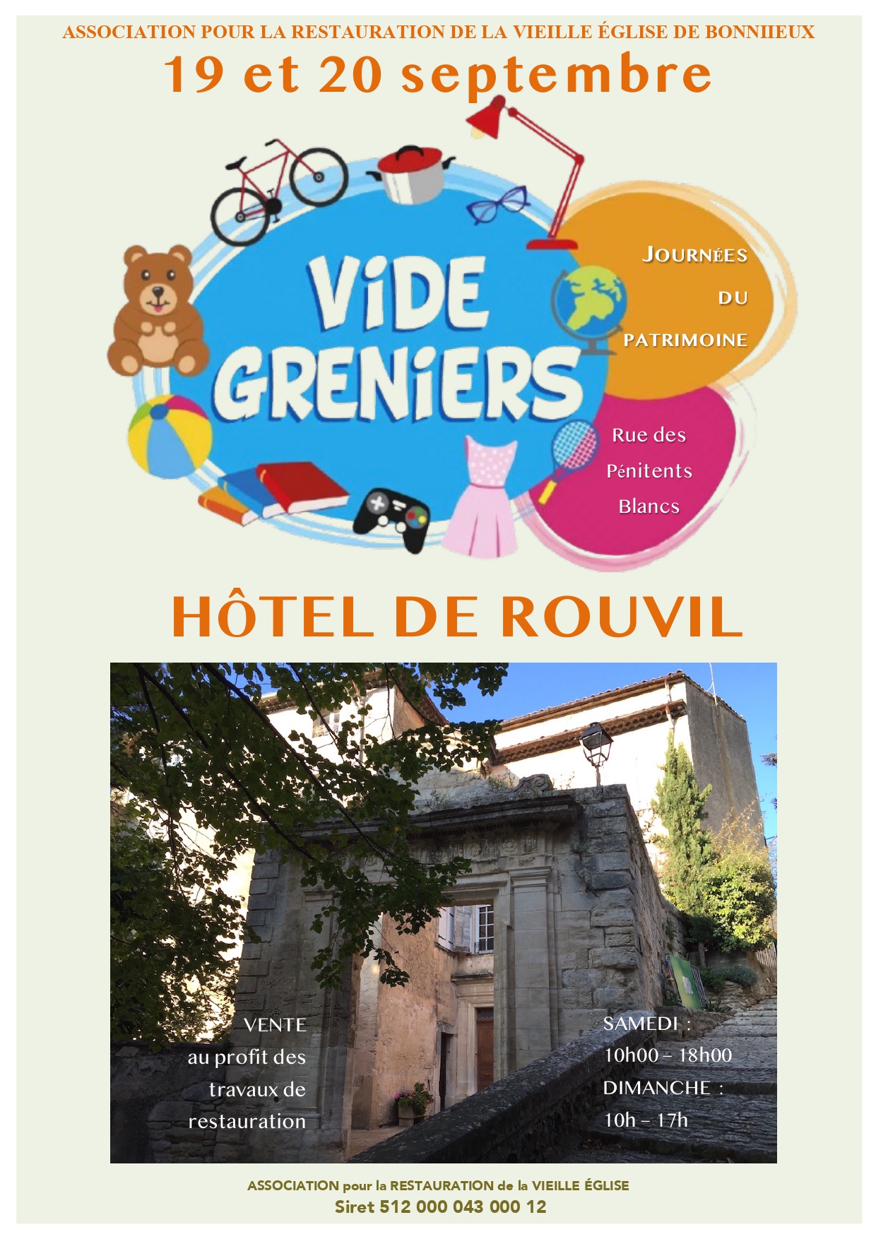 Vide-greniers � l'H�tel de Rouvil