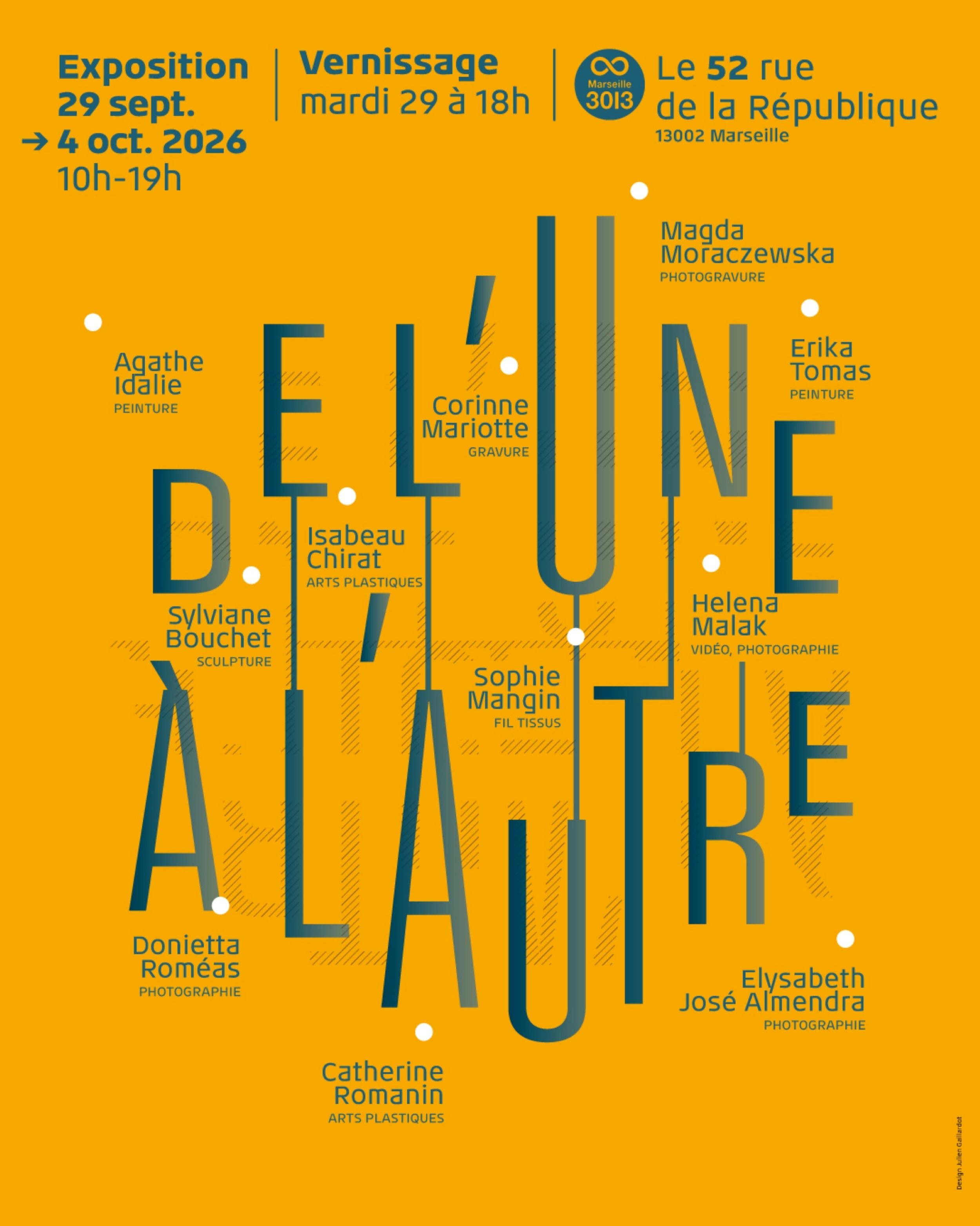 Exposition de l'une � l'autre
