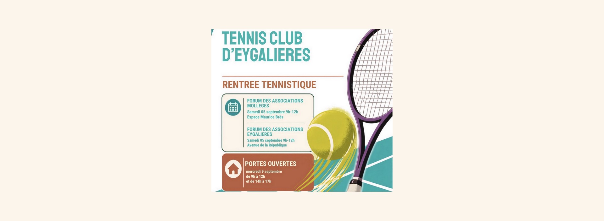Portes ouvertes du Tennis Club d'Eygali�res