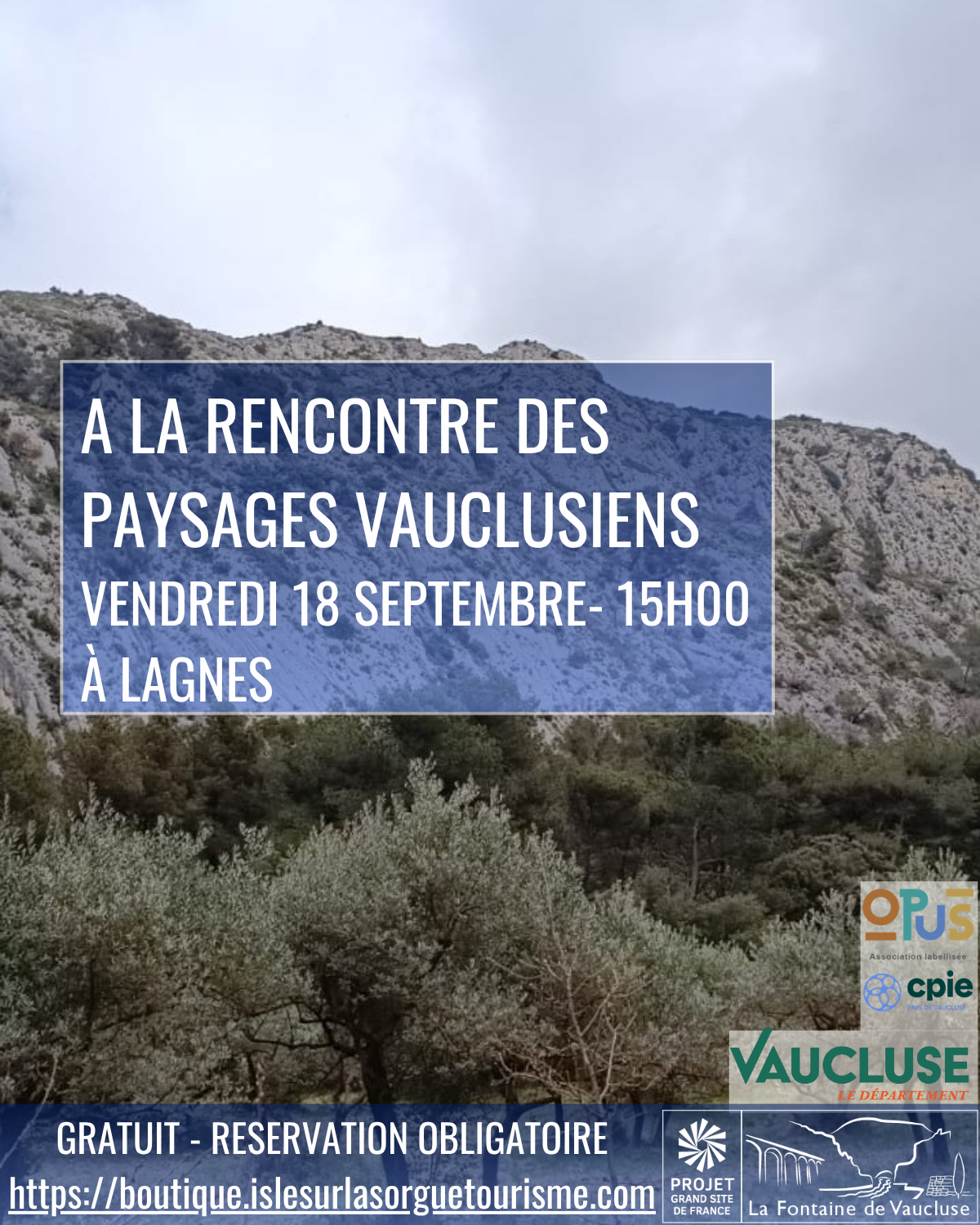 � la rencontre des paysages vauclusiens