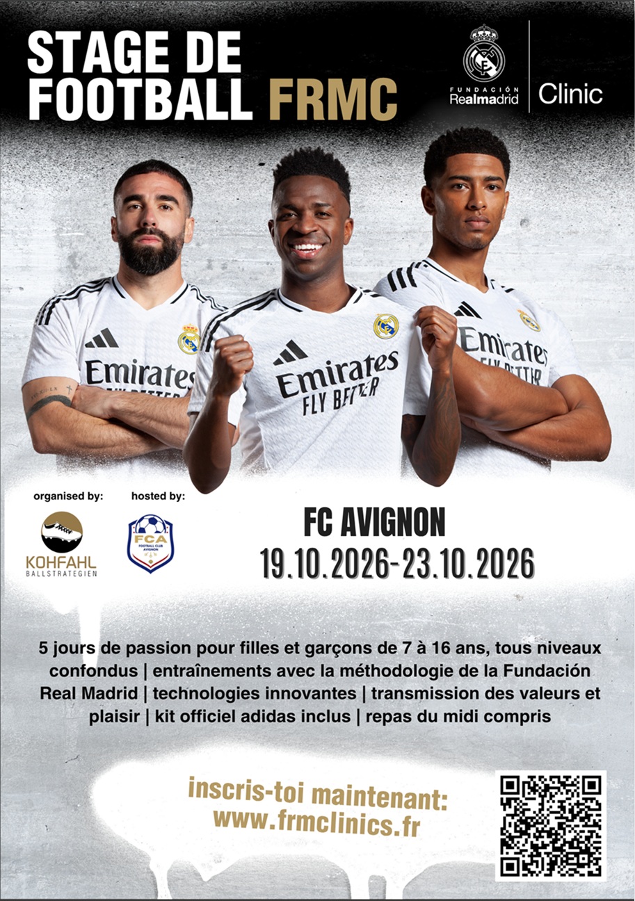 Stage de football Fc Avignon x Fundaci�n Real Madrid Clinics