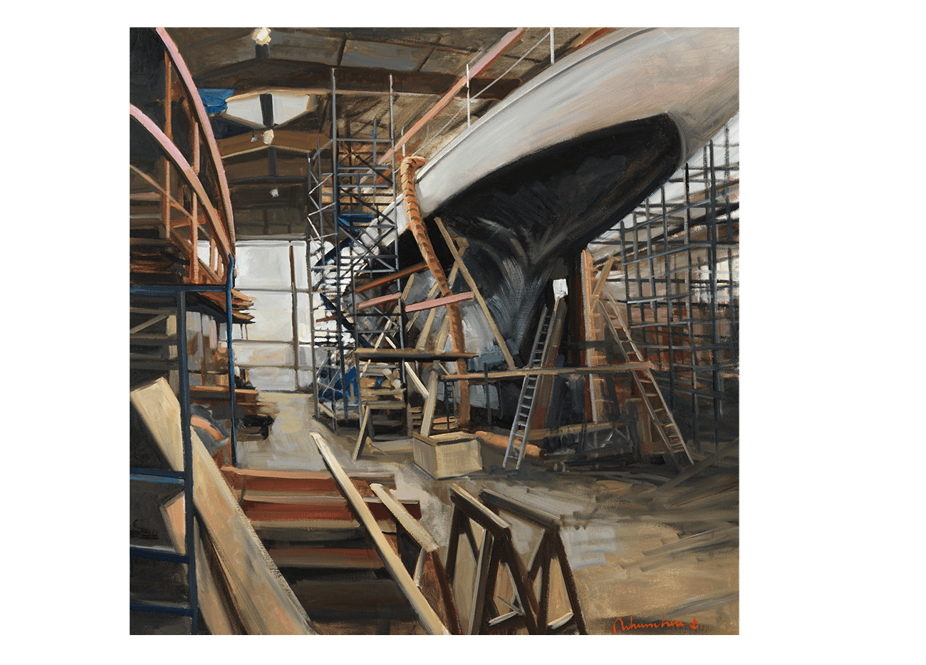 Exposition du Lavoir Vasserot - Christoff DEBUSSCHERE Peintre officiel de la Marine