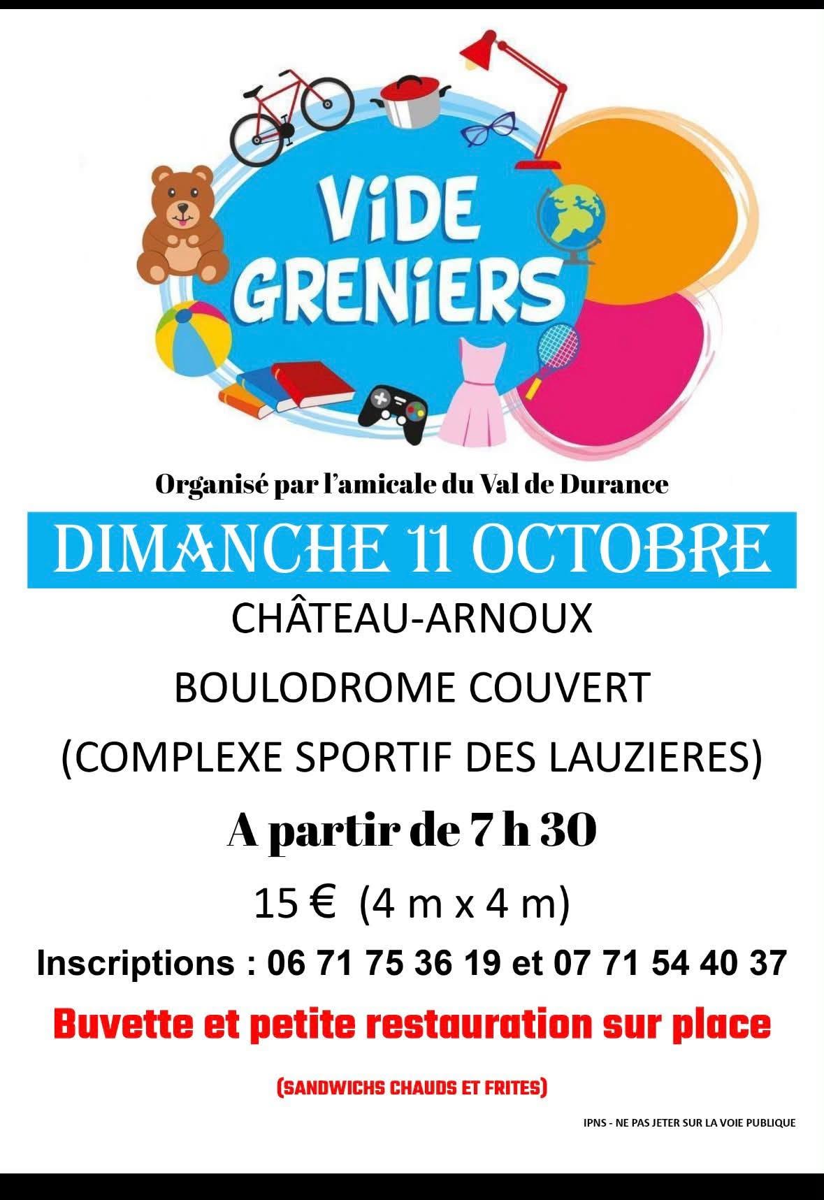 Vide greniers � Ch�teau-Arnoux