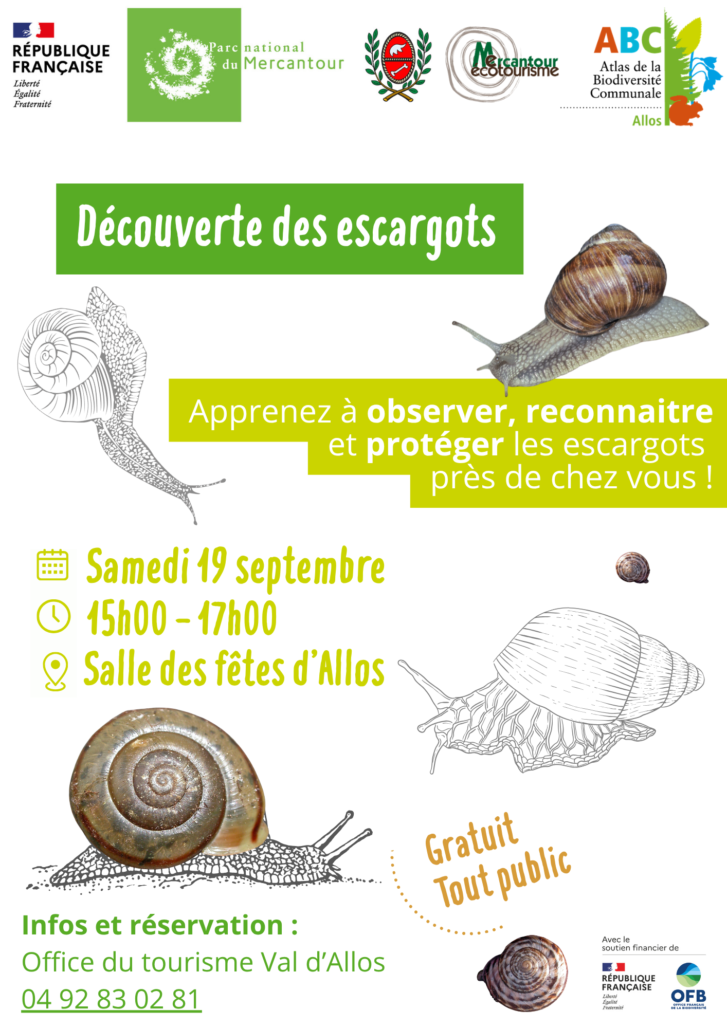 D�couverte des escargots