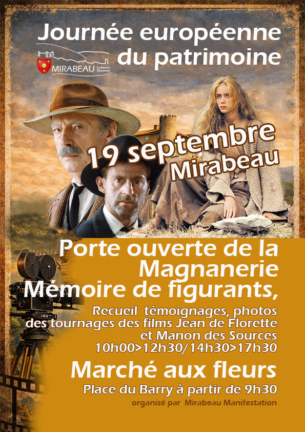 Journ�e du patrimoine - MIRABEAU