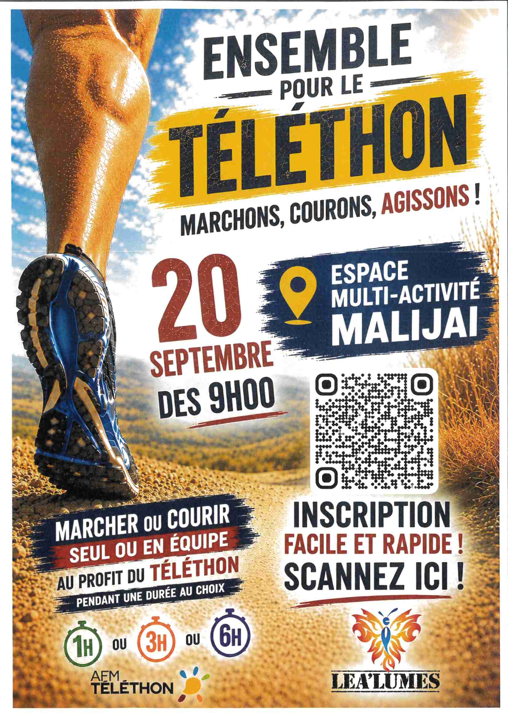 Challenge solidaire du T�l�thon � Malijai