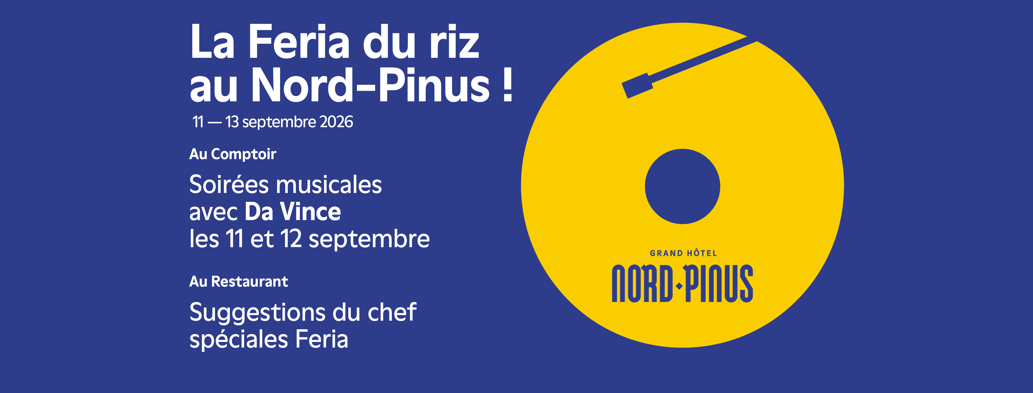Feria du riz au Nord-Pinus