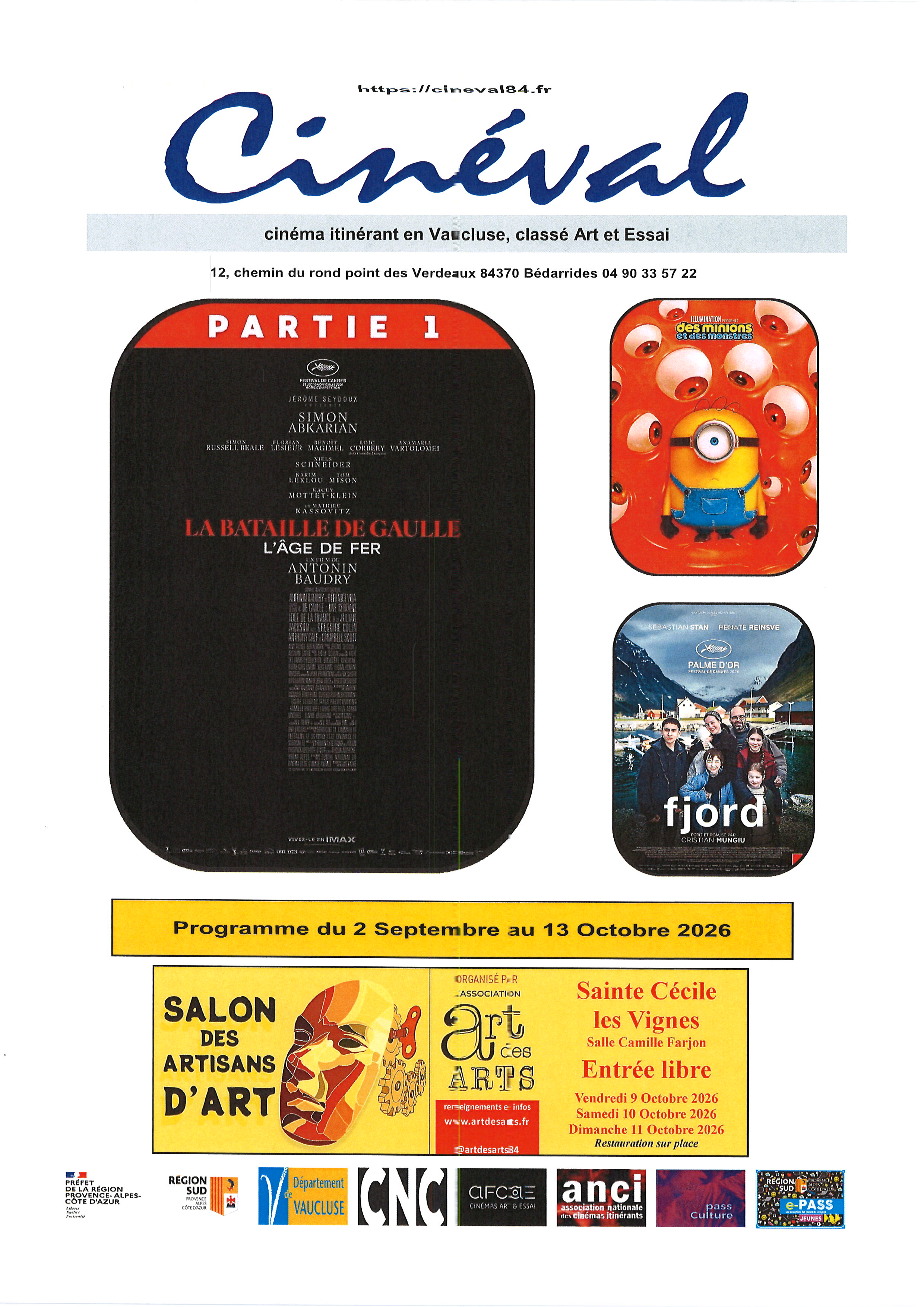 Cin�ma itin�rant � Villes-sur-Auzon : 