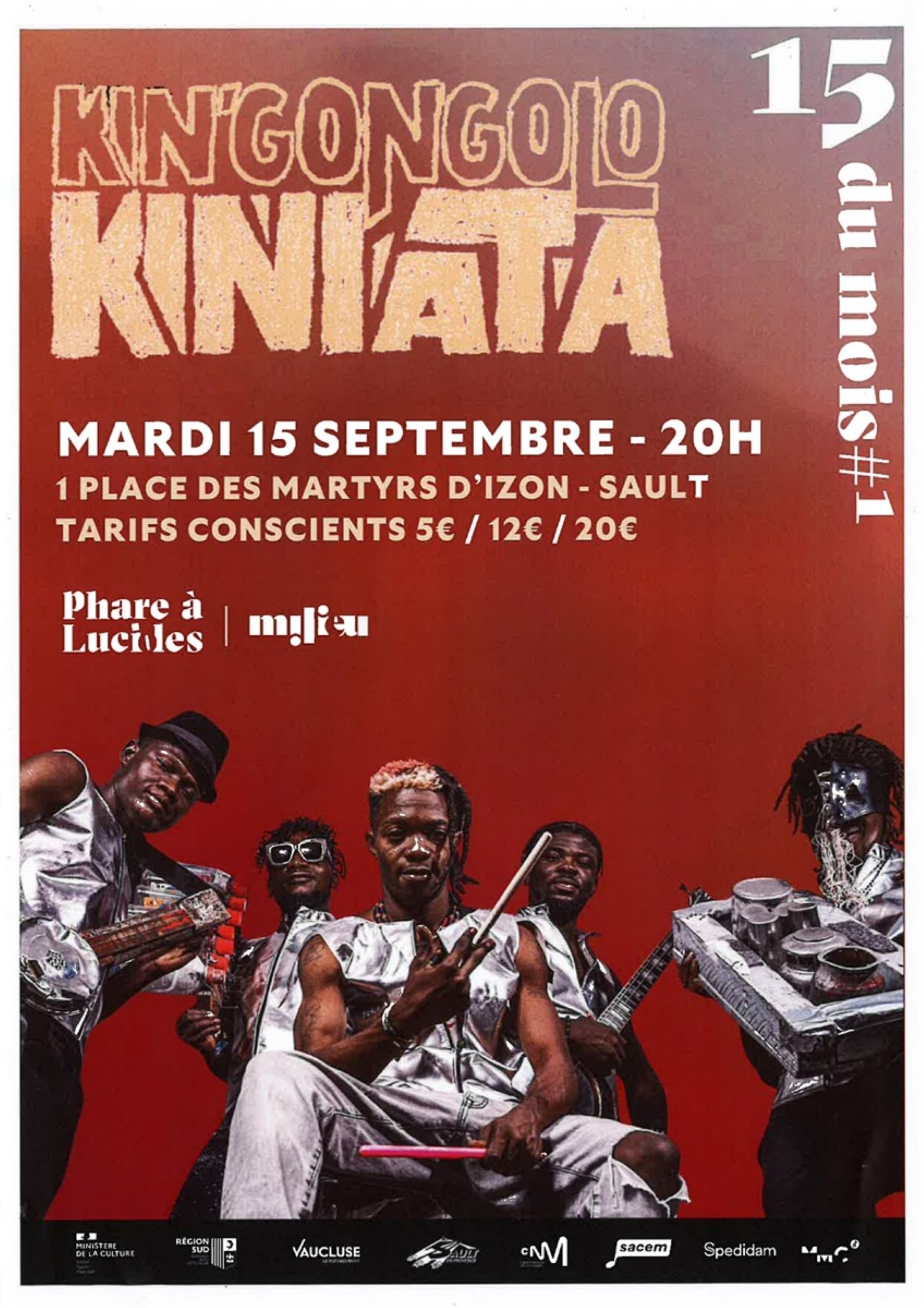 Les spectacles vivants au Milieu : Kin'Gongolo Kiniata