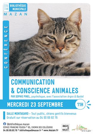 Conf�rence : Communication et conscience animales