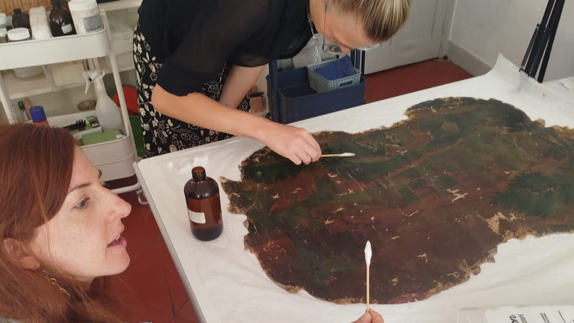 Ateliers d'initiation � la restauration d'�uvres d'art