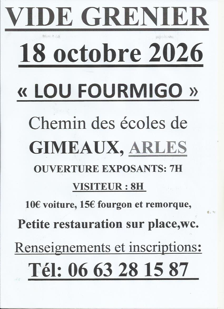 Vide Grenier d'Automne