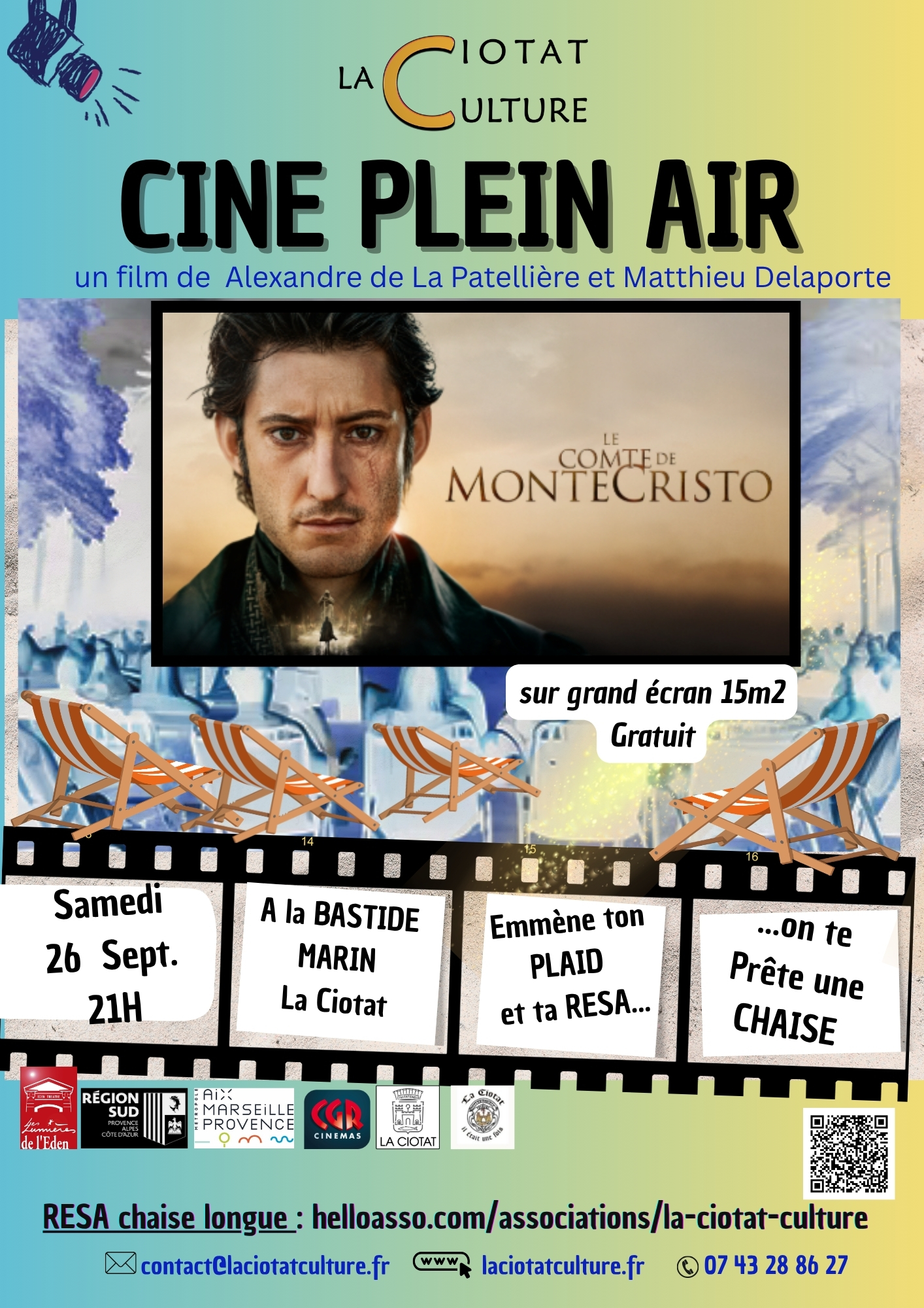 Cin�ma plein air - Le Comte de Montecristo