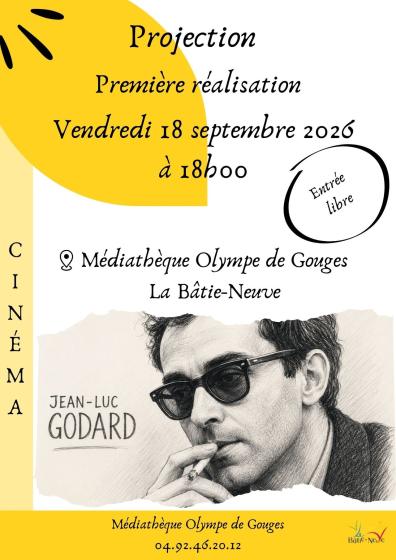 Projection Premi�re r�alisation Jean-Luc Godard