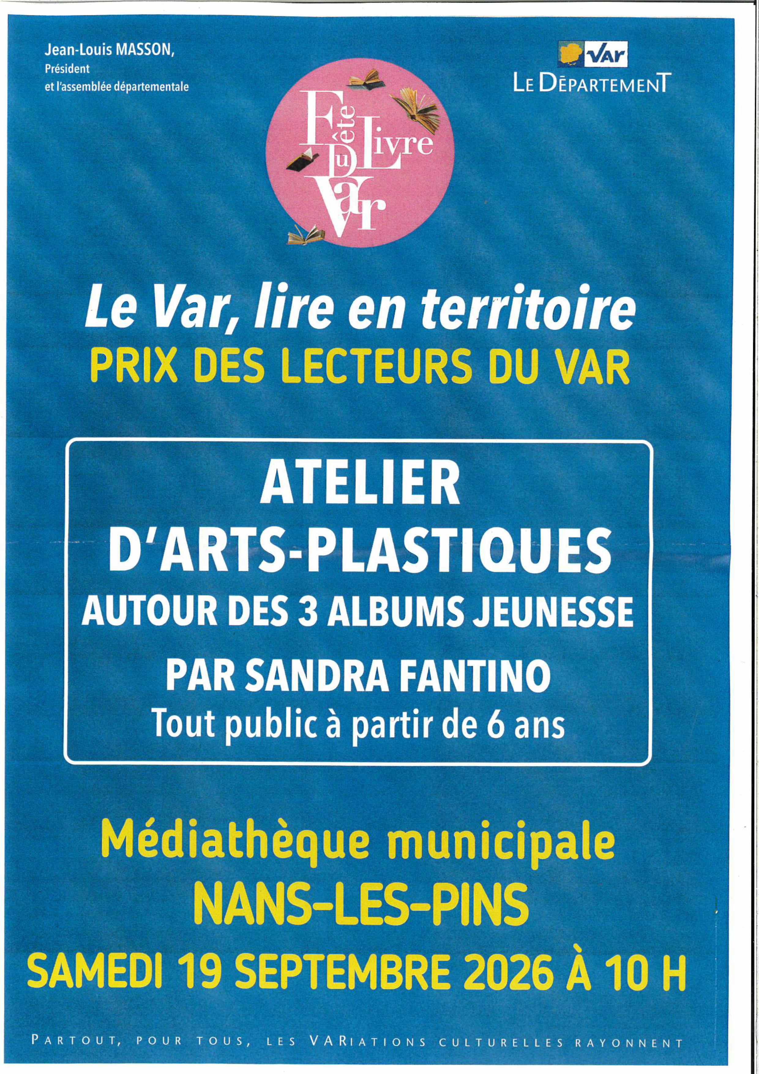 Atelier d'arts plastiques (� partir de 6 ans) | Prix des lecteurs du Var