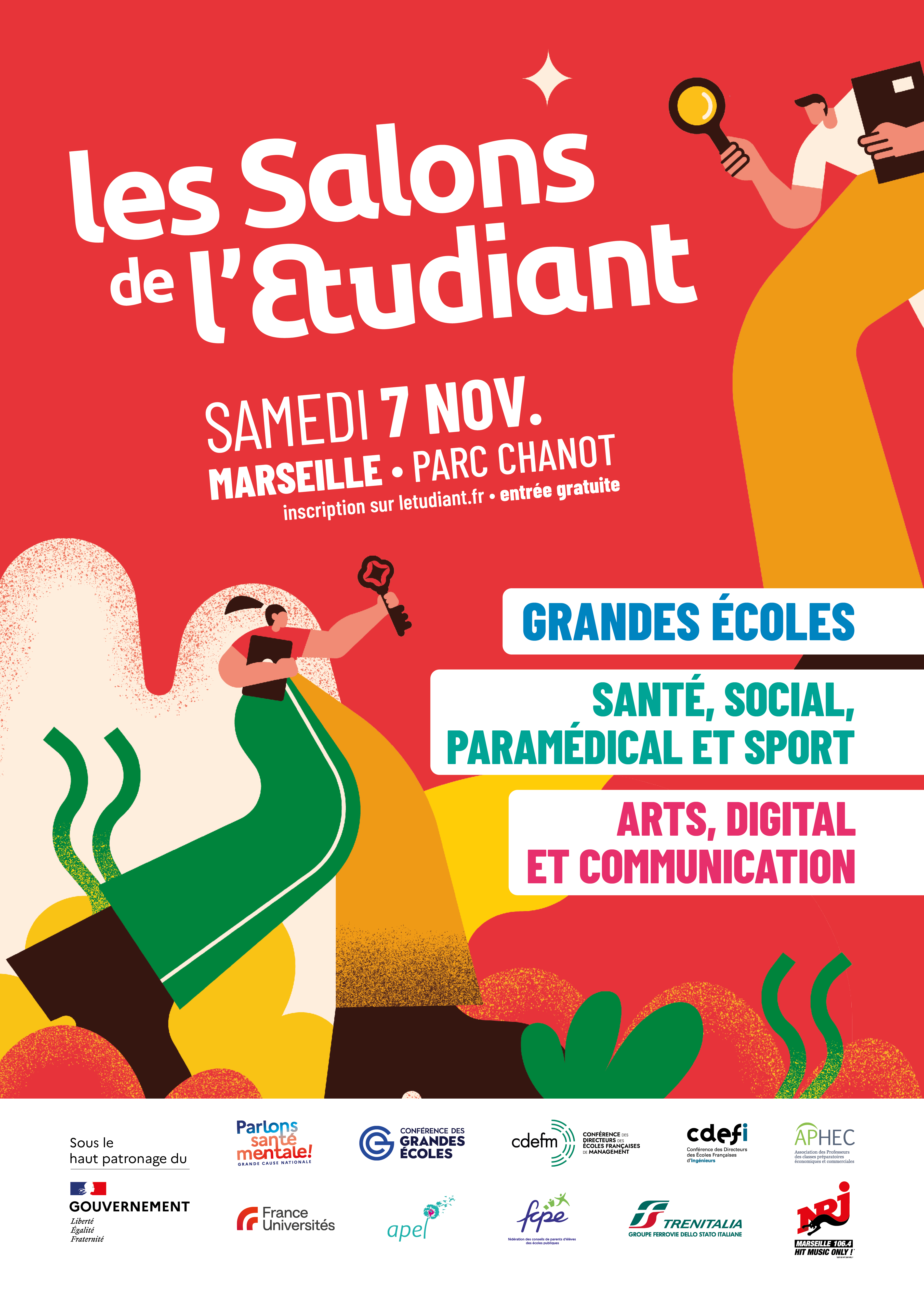 Les Salons de l'Etudiant sant�, social, param�dical et sport ; grandes �coles, arts digital et communication