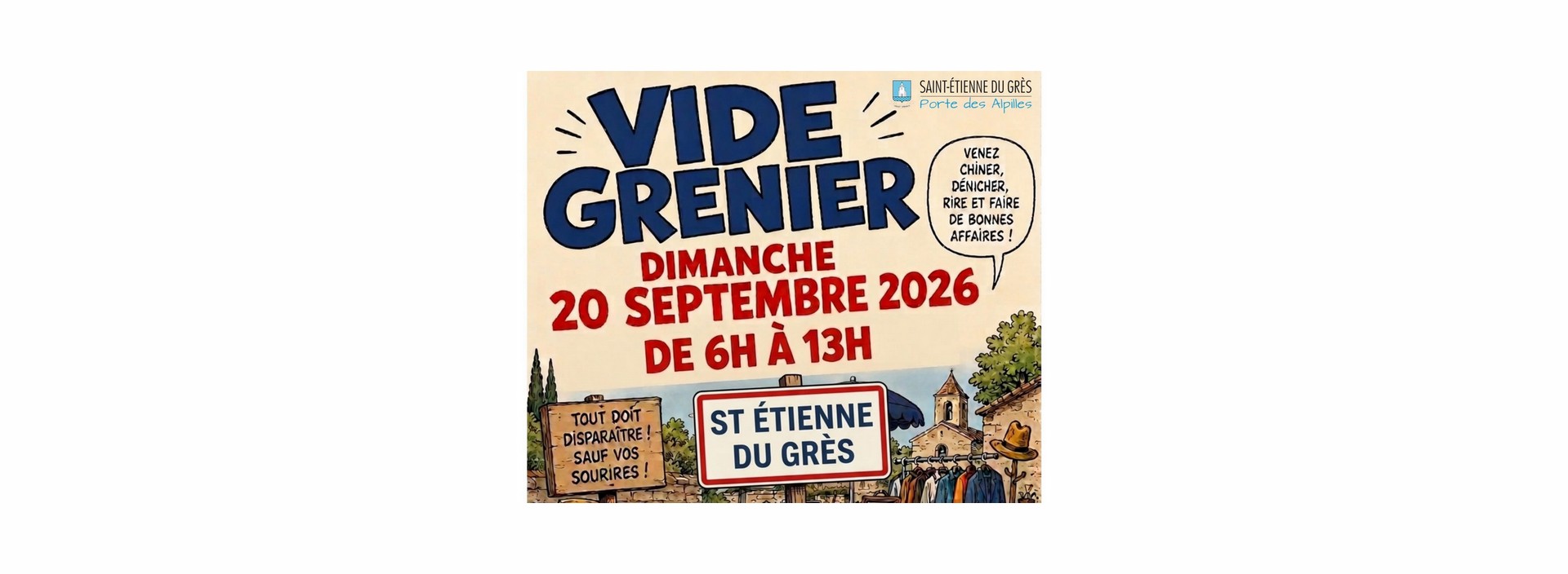 Vide-grenier associatif � Saint-�tienne-du-Gr�s