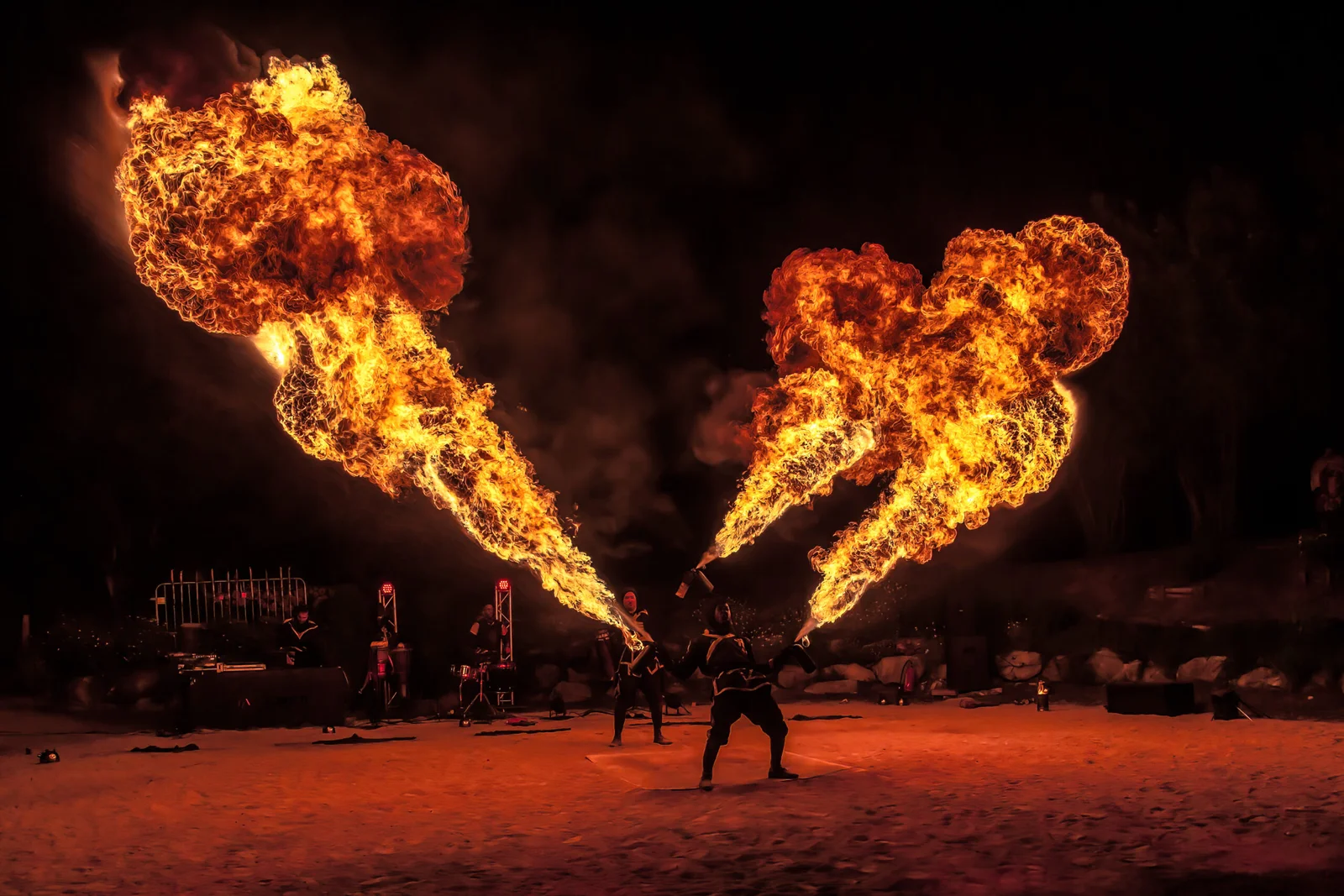Spectacle de feu Nypros - Cie Imaziren
