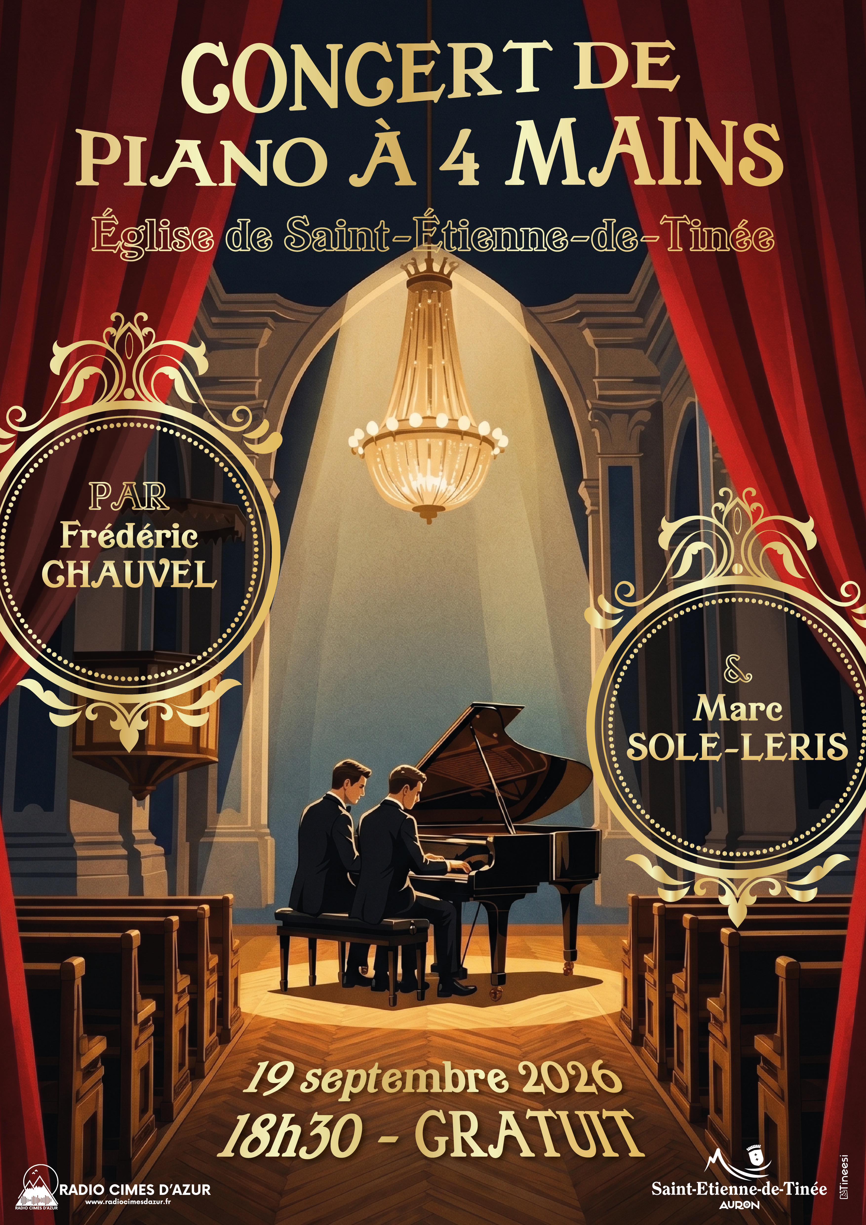 Concert de piano � 4 mains