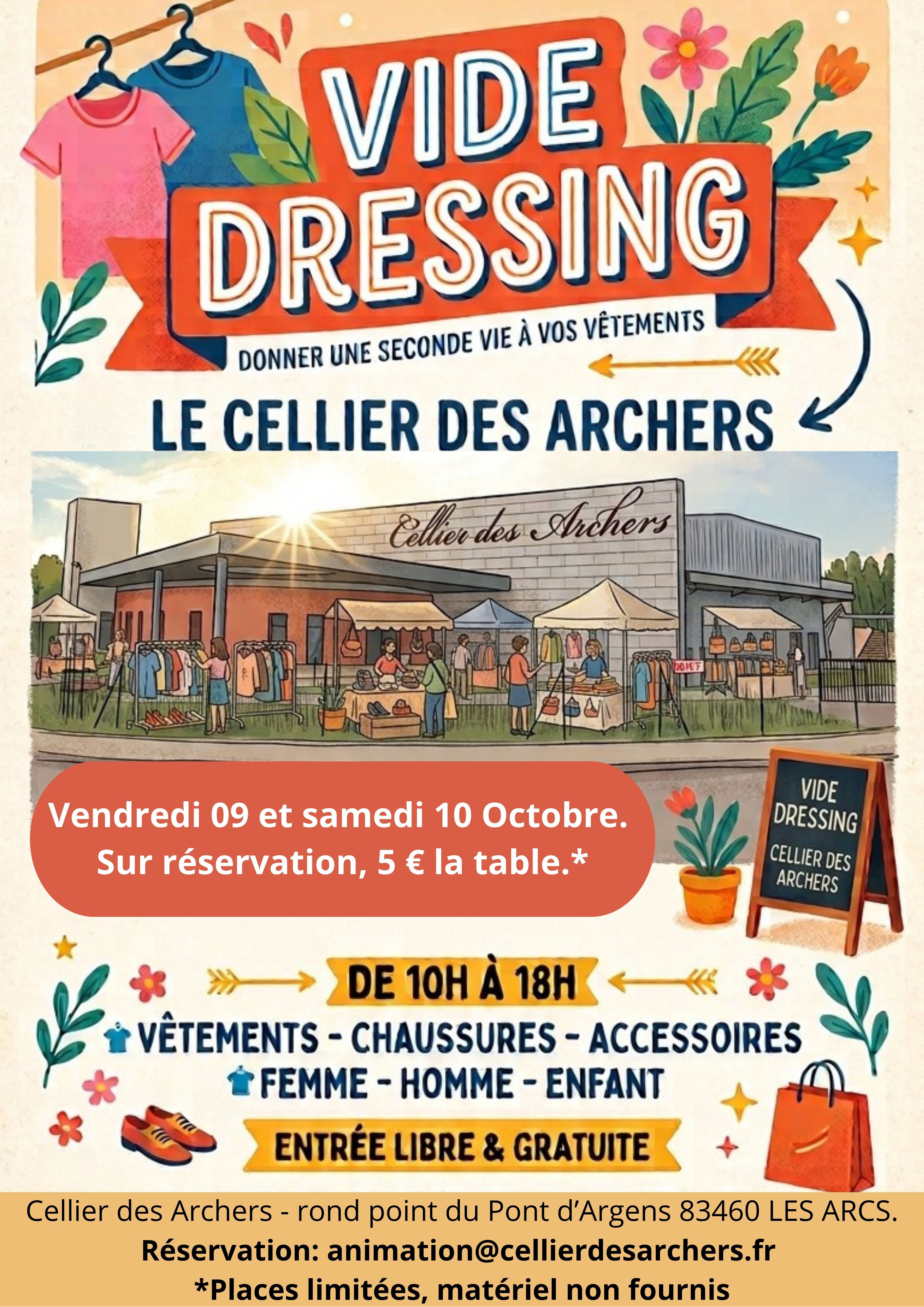 Cellier des Archers - vide dressing