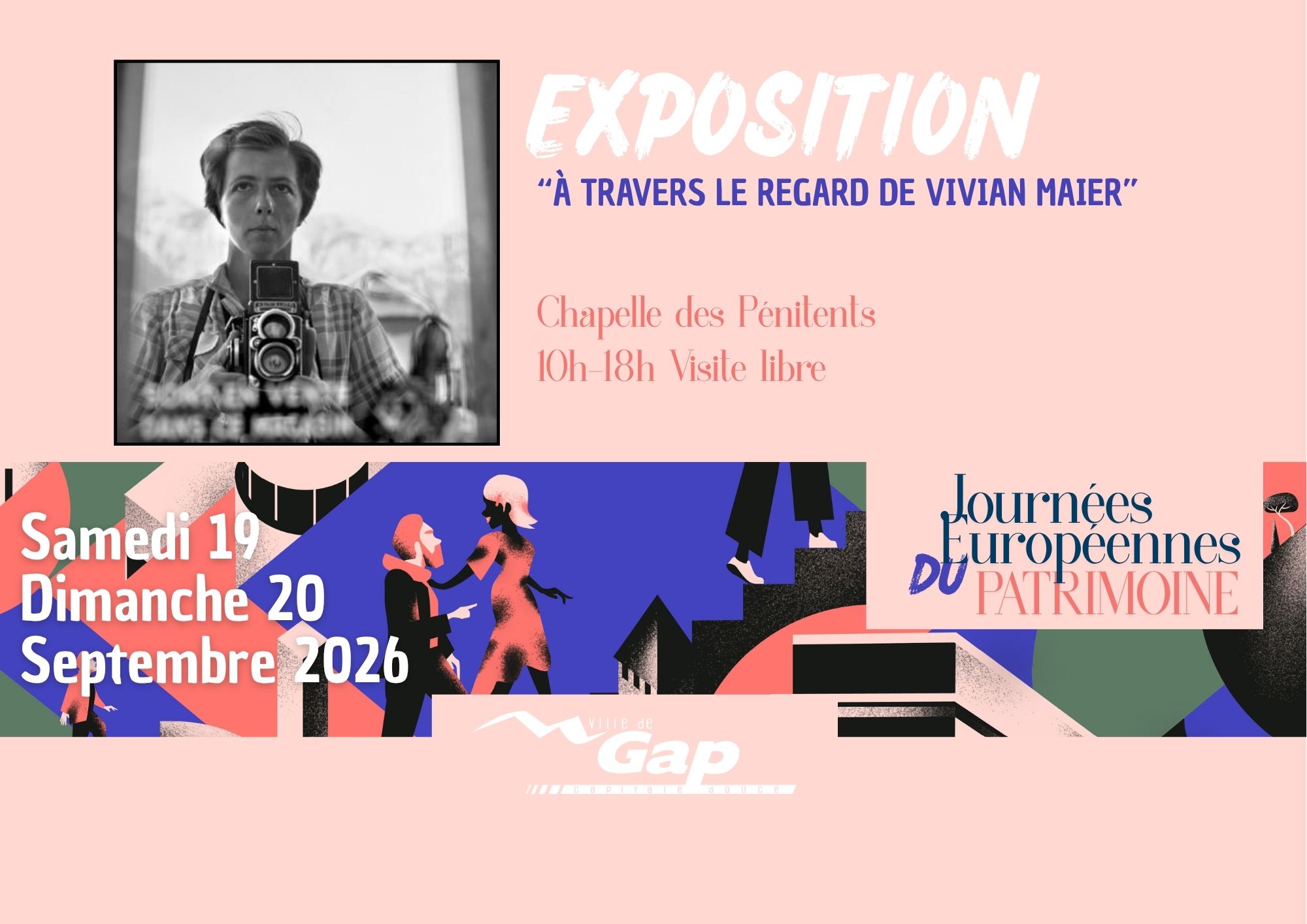 Exposition d'une s�lection de photographie de Vivian Maier