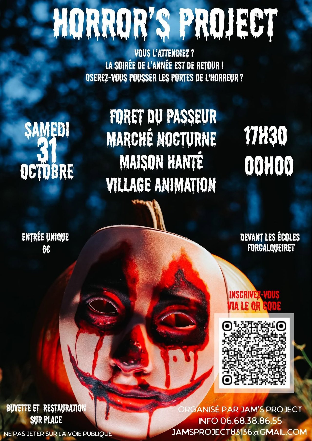 Soir�e Halloween Horror's Project : animations