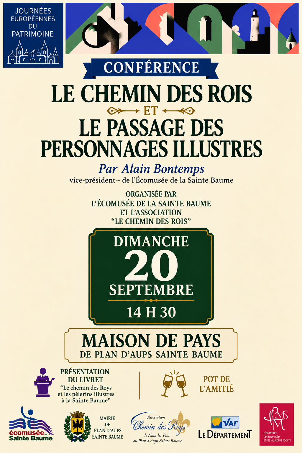 Conf�rence : le chemin des rois et le passage des personnages illustres | Journ�es Europ�ennes du Patrimoine