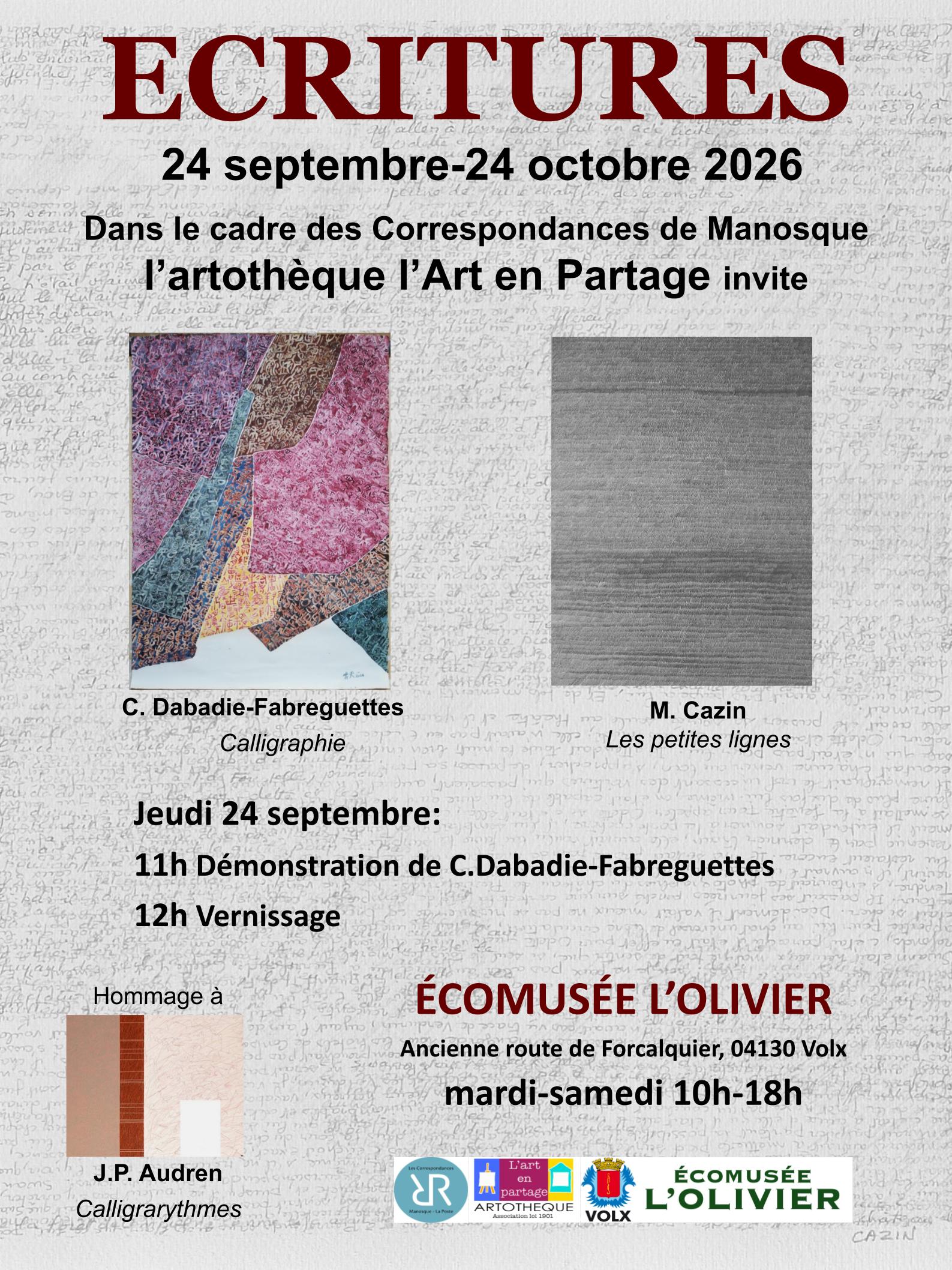 Exposition Ecriture-s