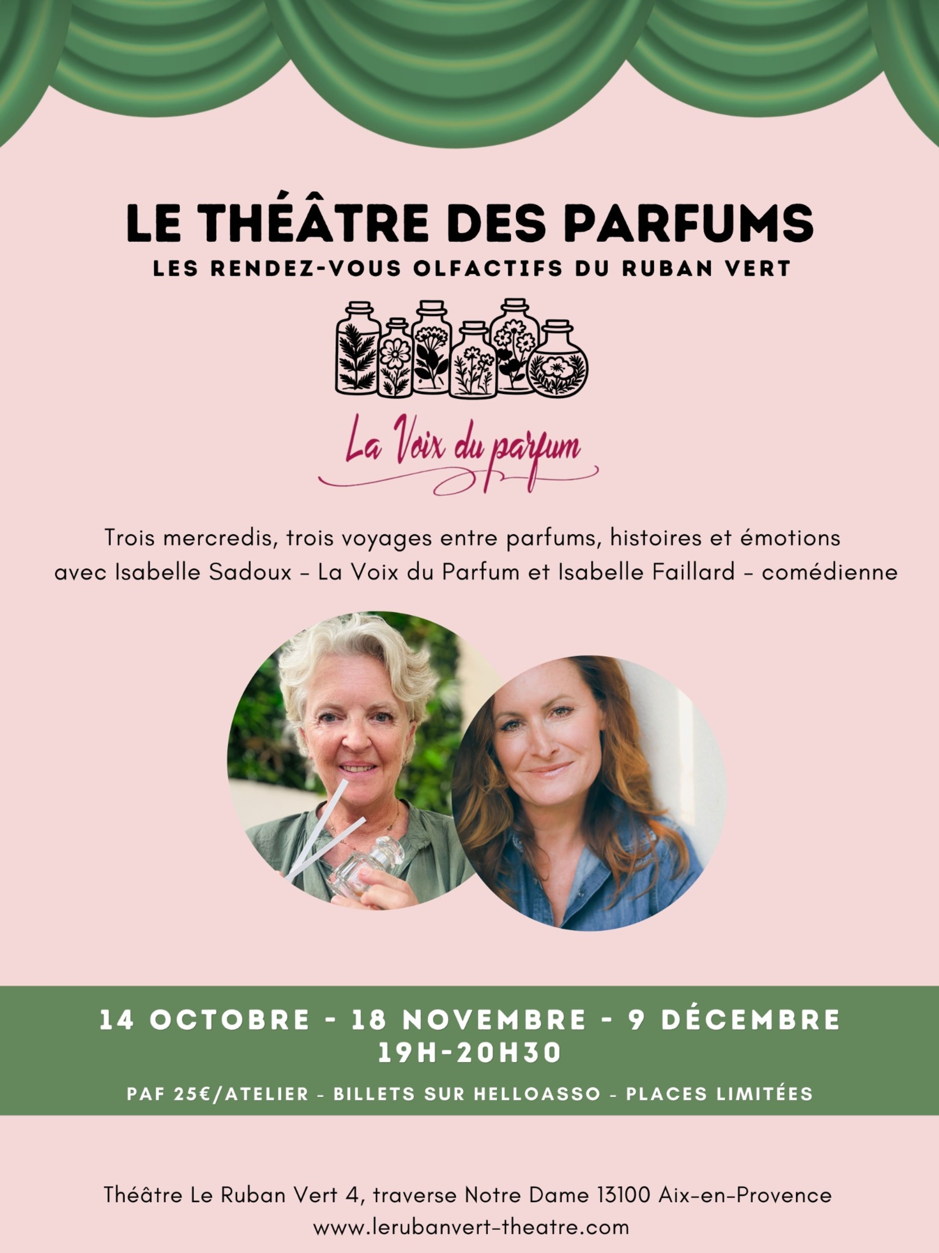 Th��tre - Le th��tre des parfums : Rendez-vous olfactif au Ruban Vert