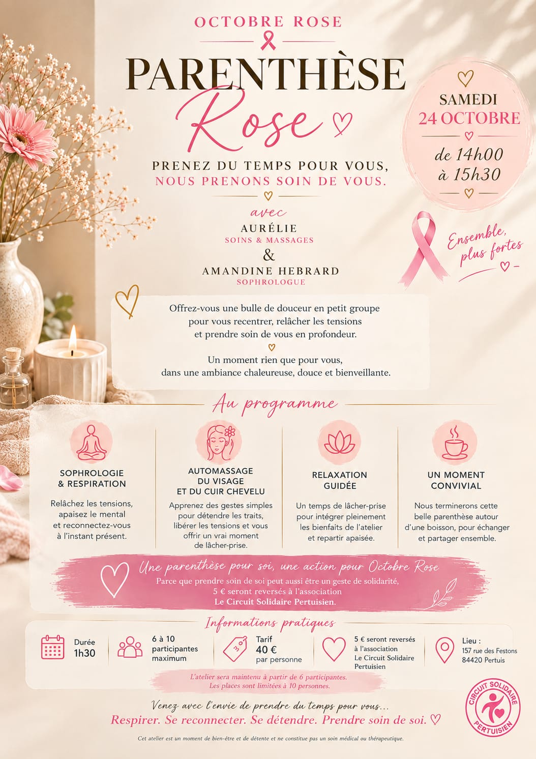 Parenth�se Rose � Un moment rien que pour soi