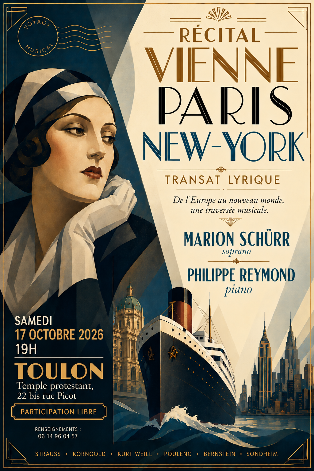 Concert - R�cital Vienne-Paris-New York
