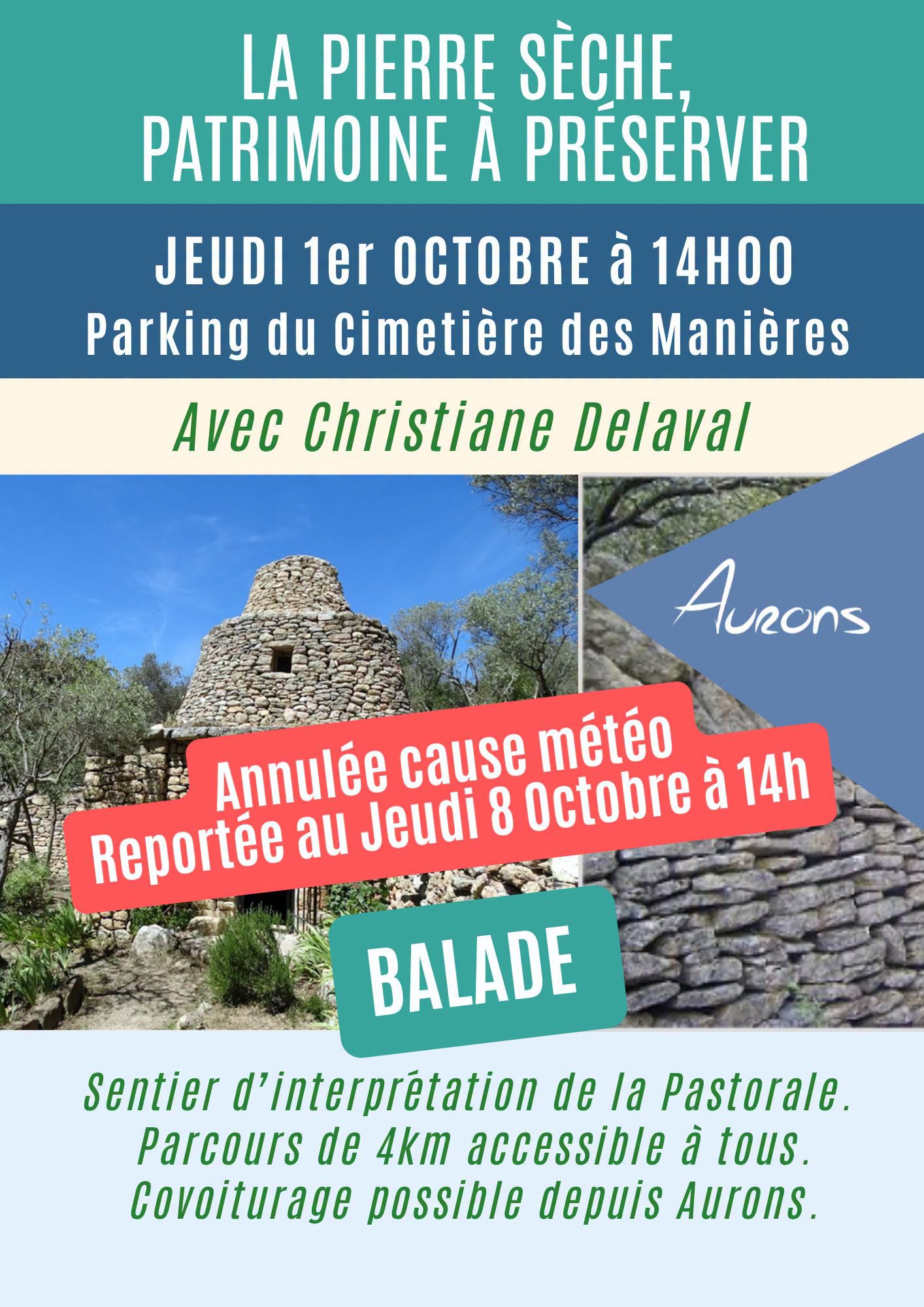 Balade : La pierre s�che, patrimoine � pr�server
