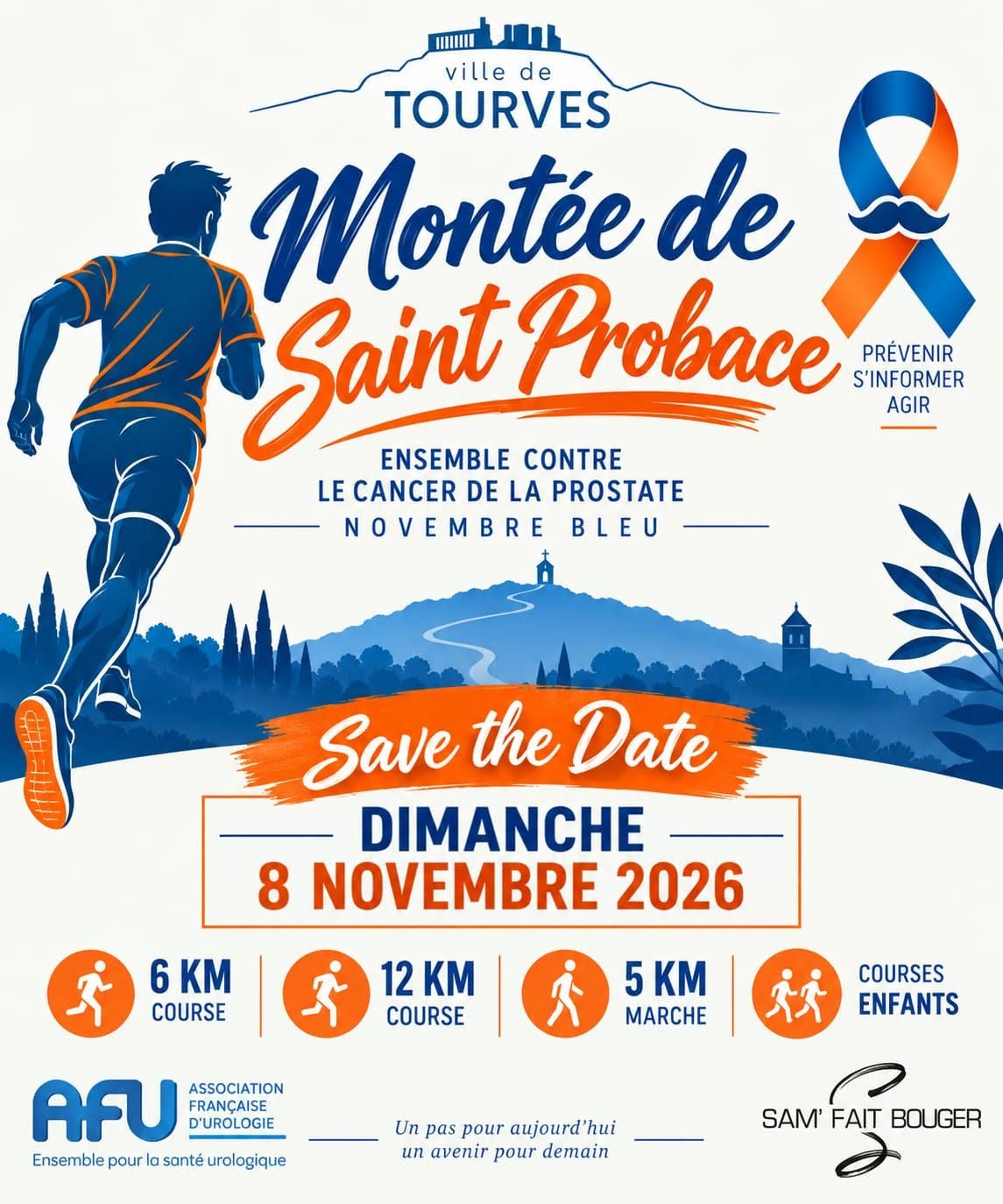 Course p�destre : La mont�e de Saint Probace | Novembre bleu