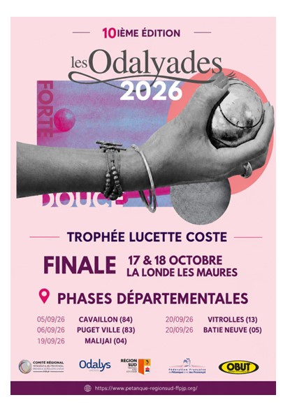 10�me �dition des Odalyades, troph�e Lucette Coste  � Malijai