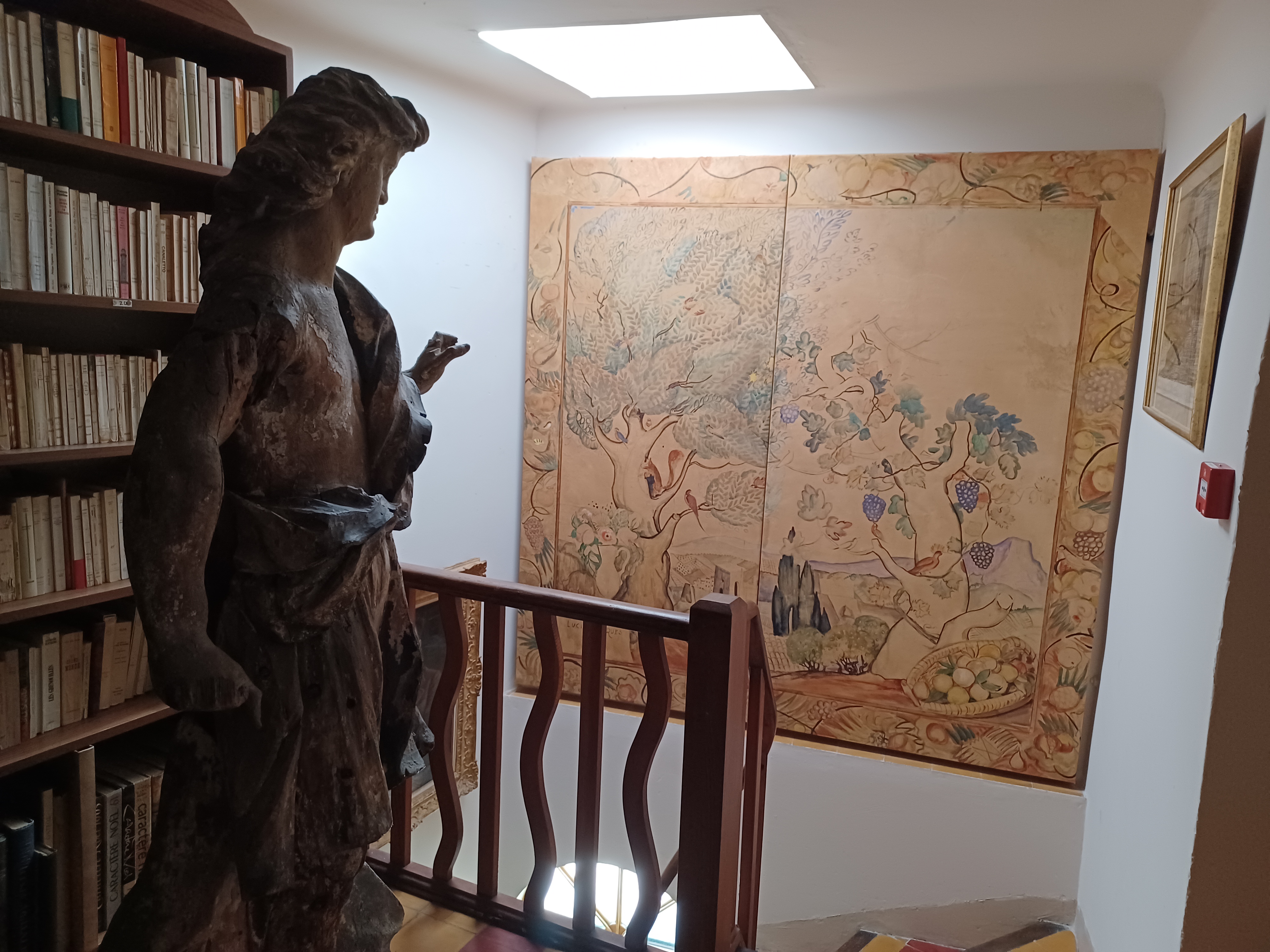 Visite guid�e th�matique du Para�s de Jean Giono, Le Para�s, une maison d�artistes peintres